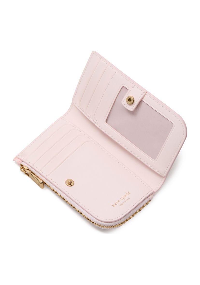 Devin Spring Pansies Small Slim Bifold Wallet