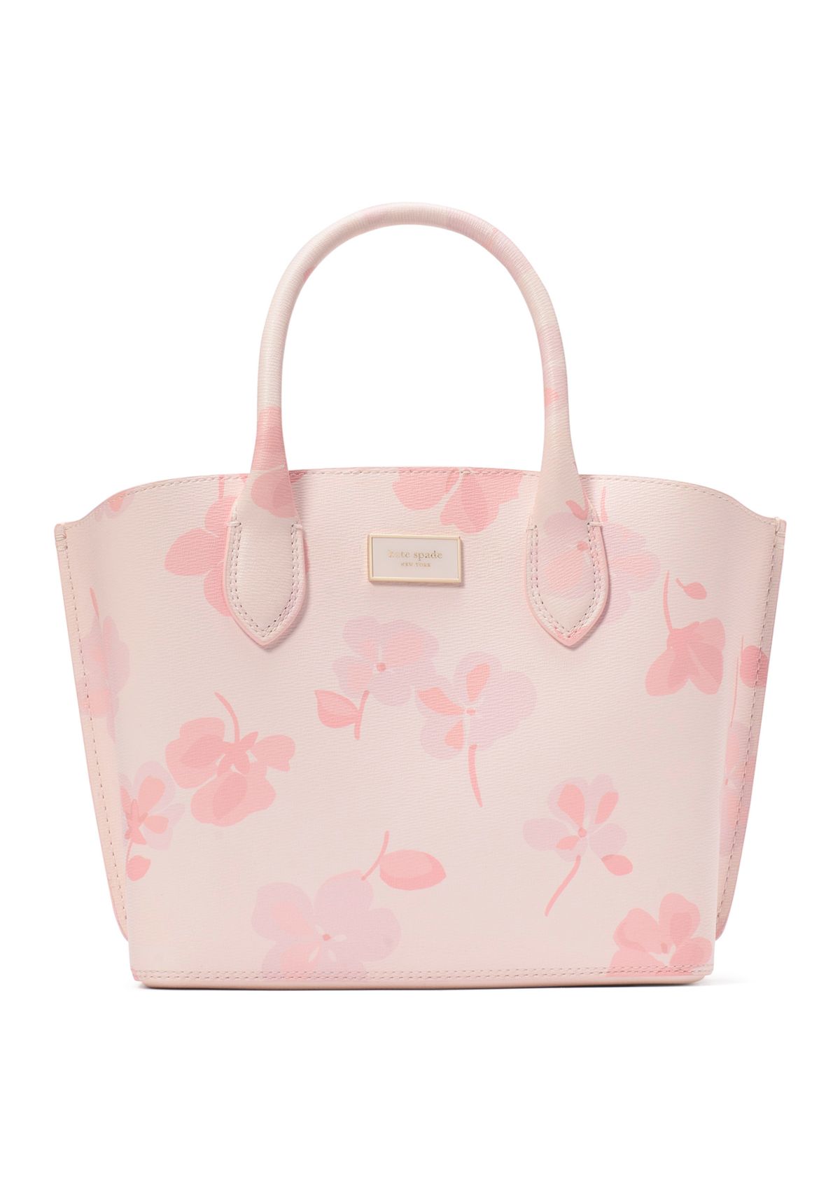 Suite Spring Pansies Crossbody Tote Bag 