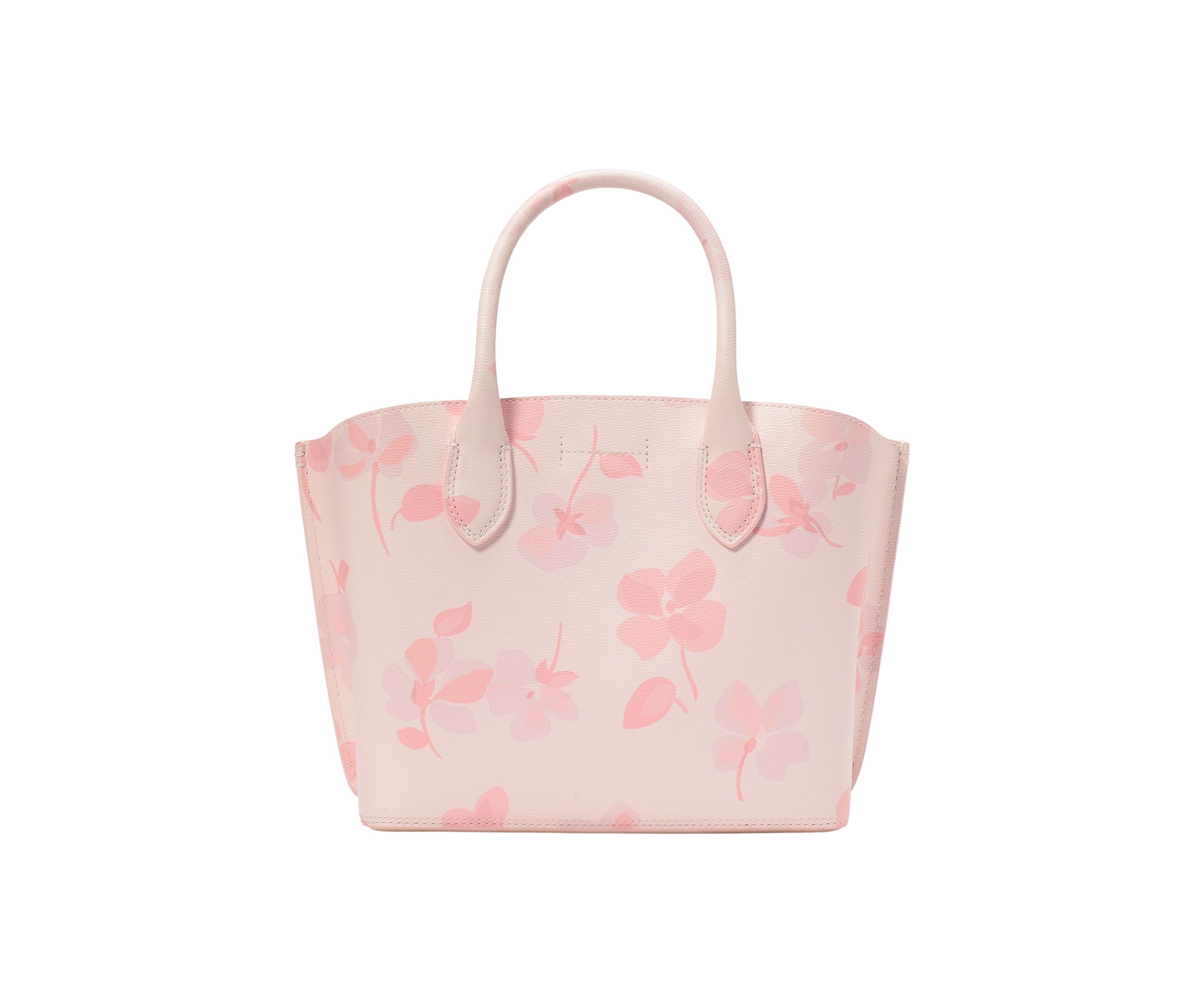Suite Spring Pansies Crossbody Tote Bag 