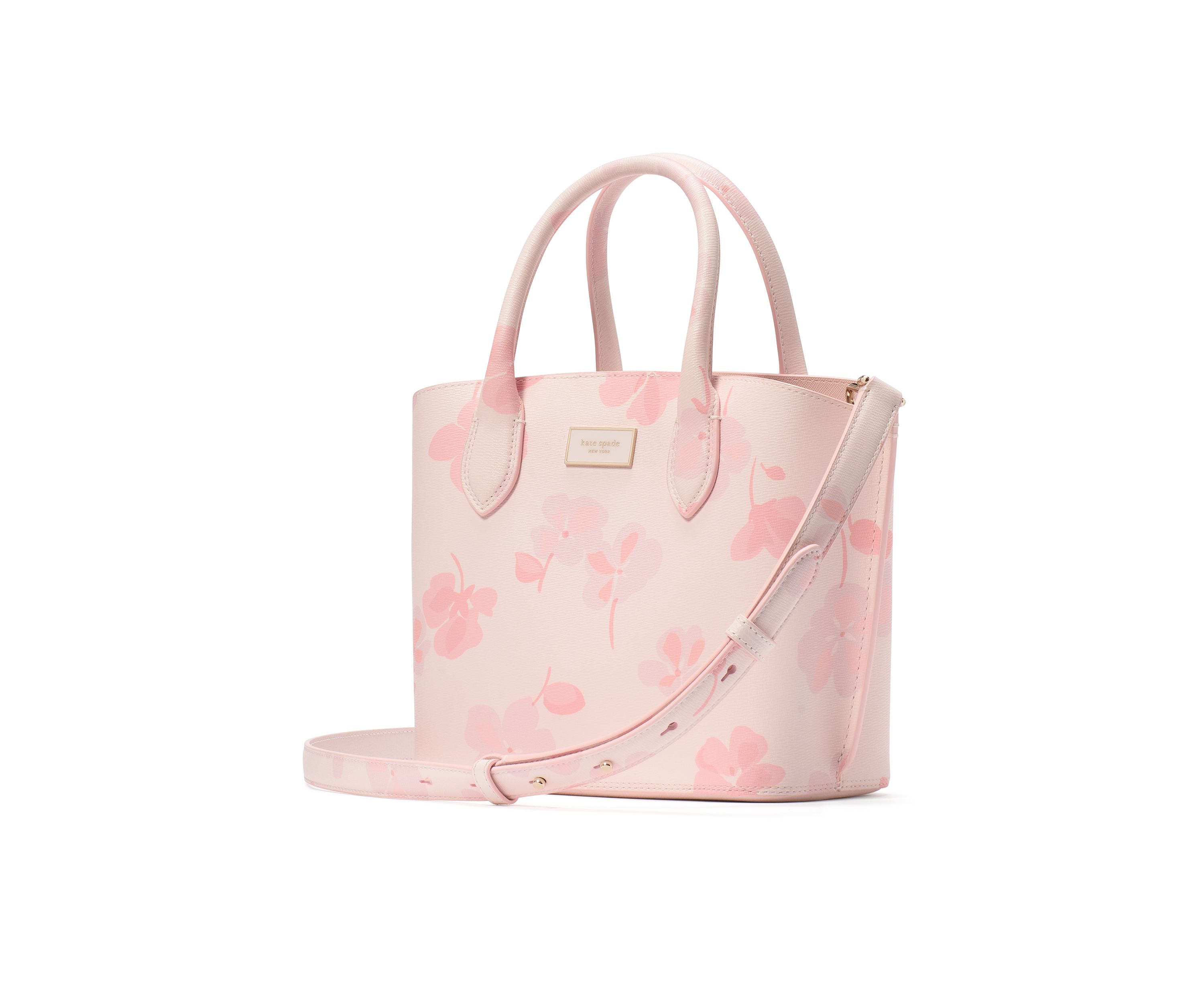 Suite Spring Pansies Crossbody Tote Bag 