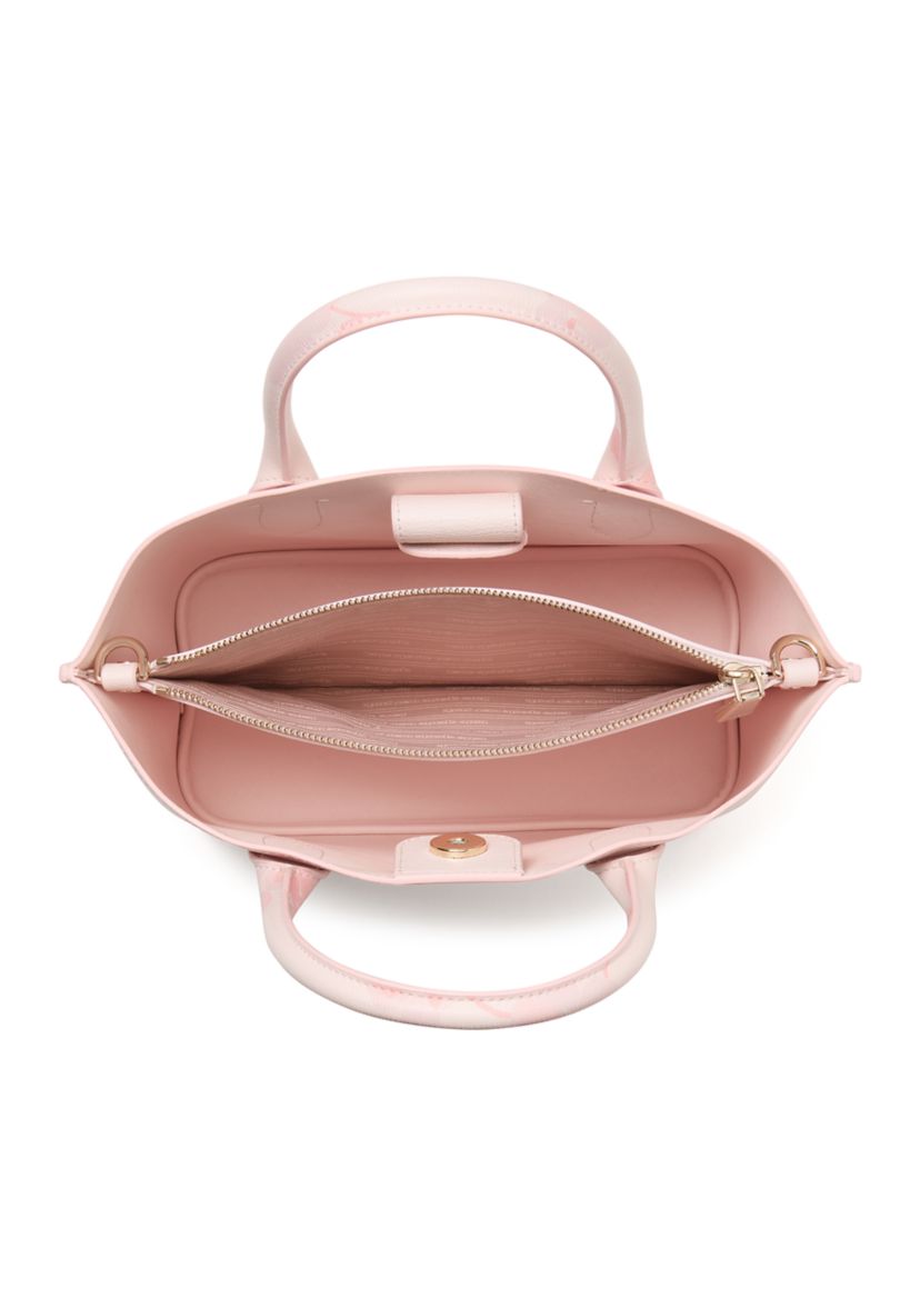 Suite Spring Pansies Crossbody Tote Bag 