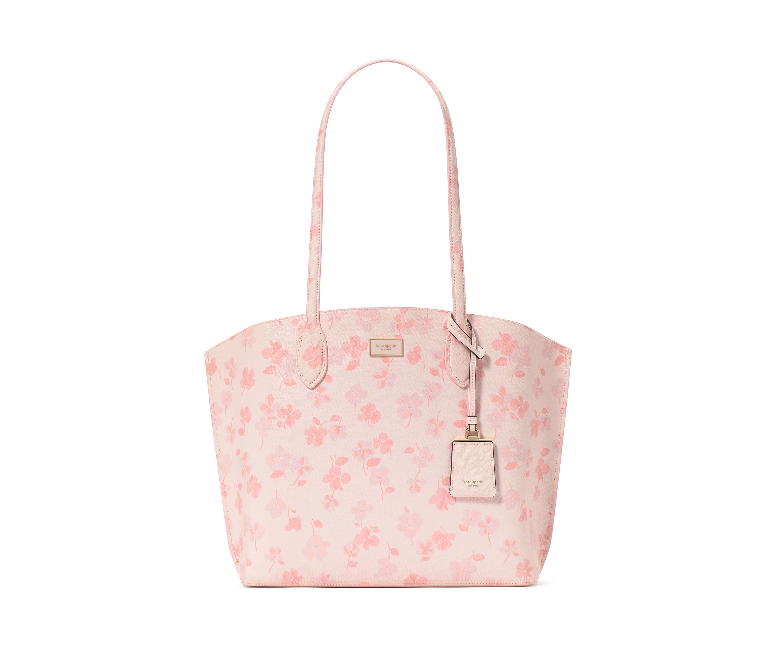 Suite Spring Pansies Large Tote Bag