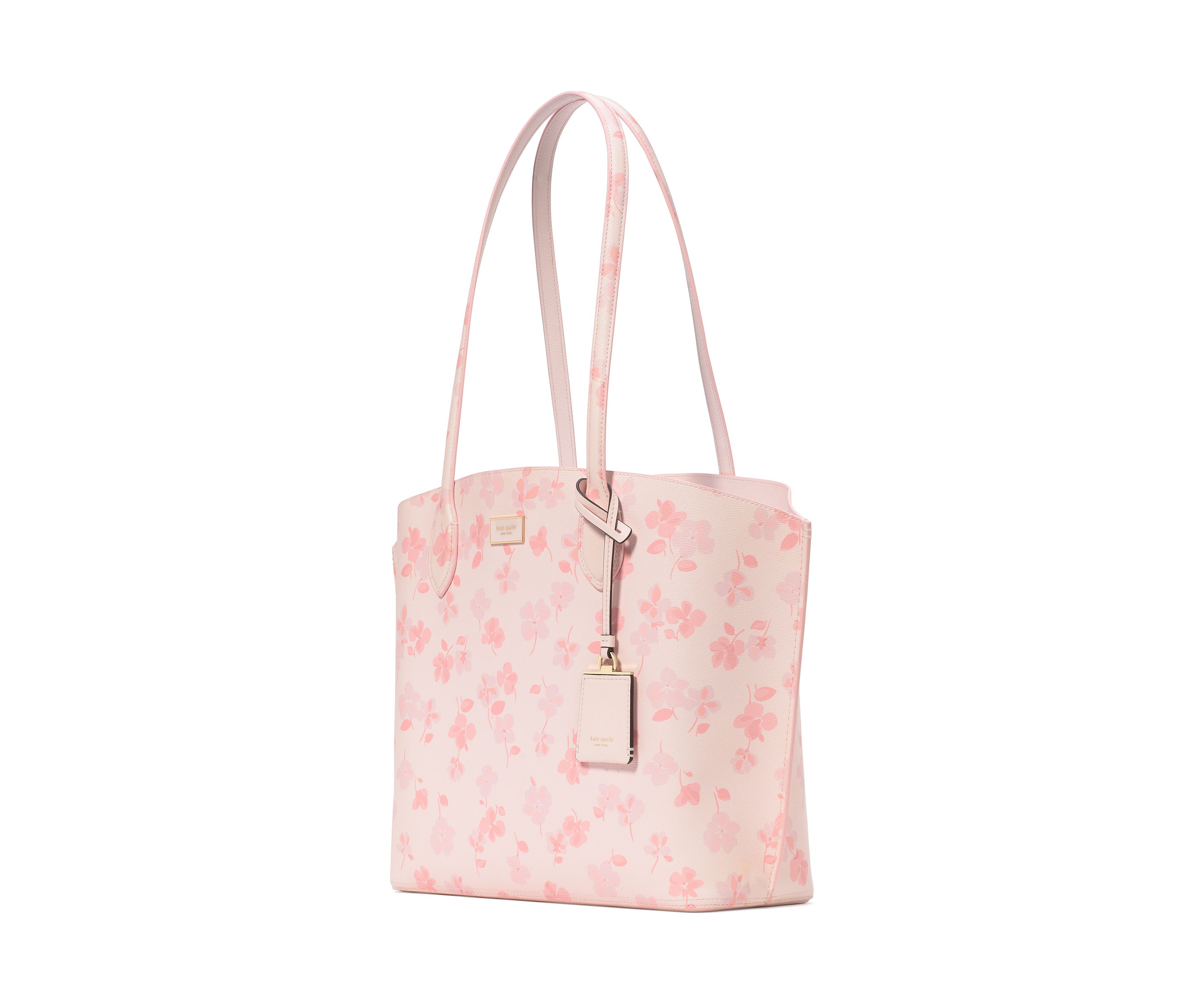 Suite Spring Pansies Large Tote Bag