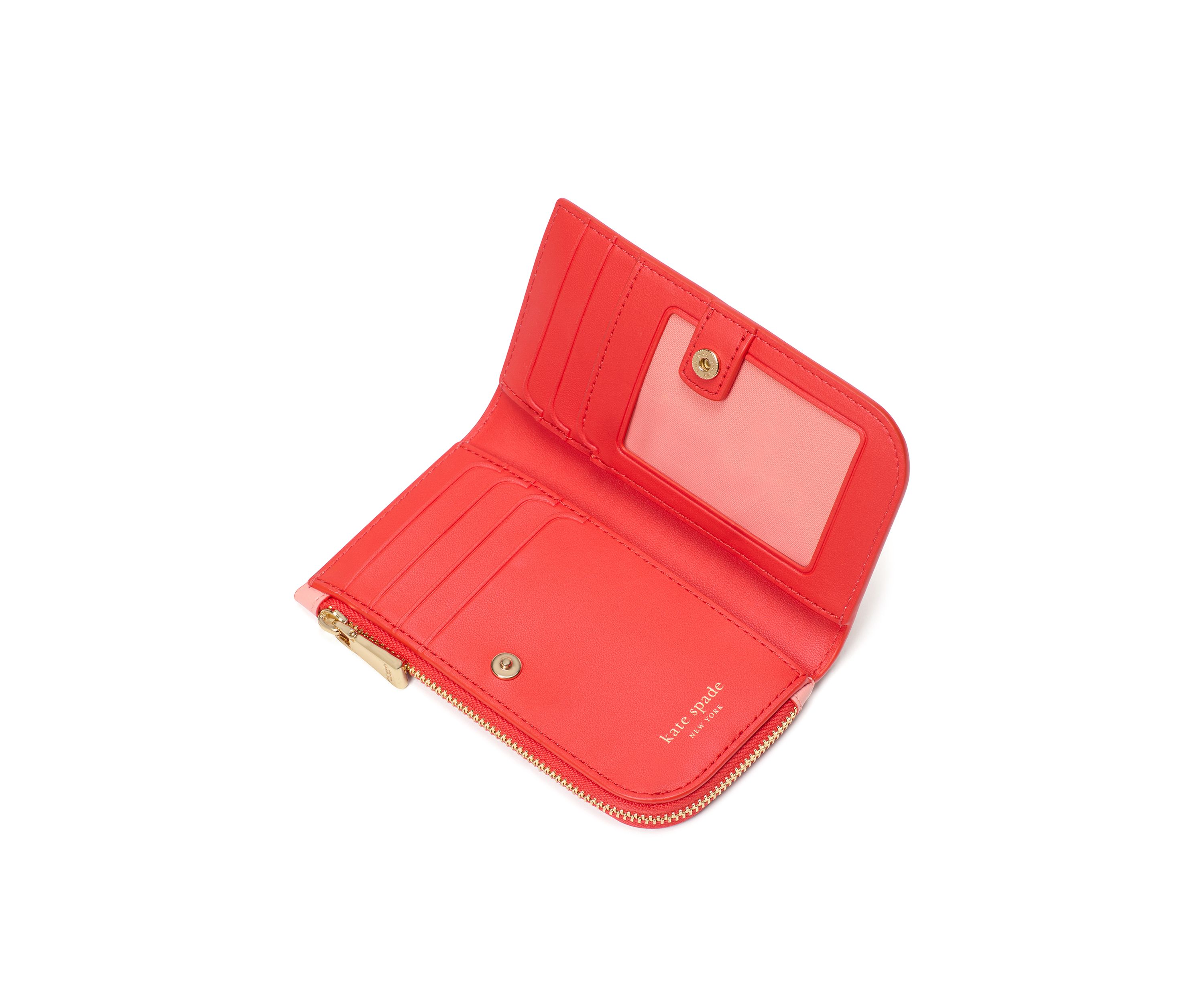 Devin Pop Trim Small Bifold Wallet
