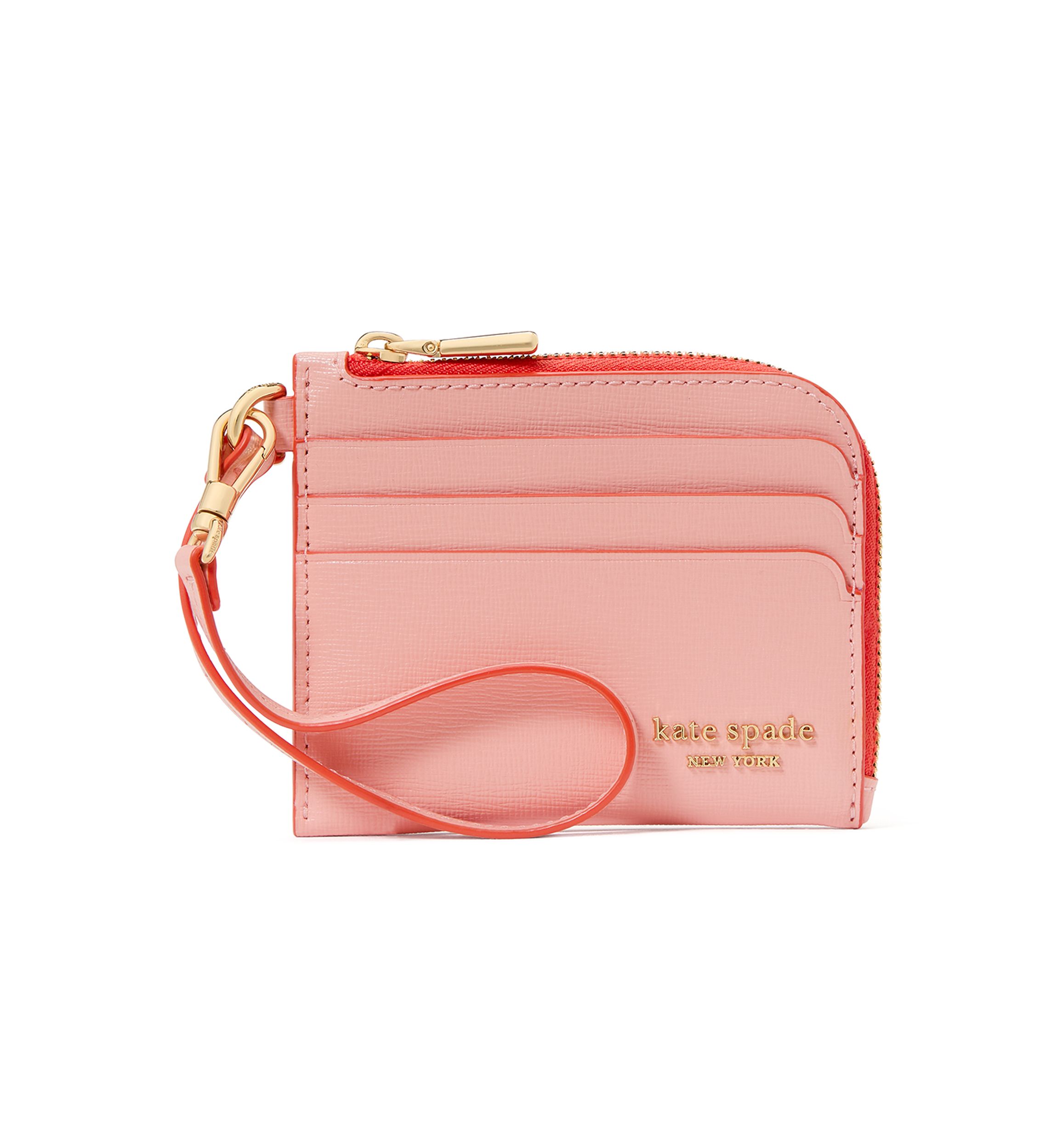 Devin Pop Trim Card Case Wristlet