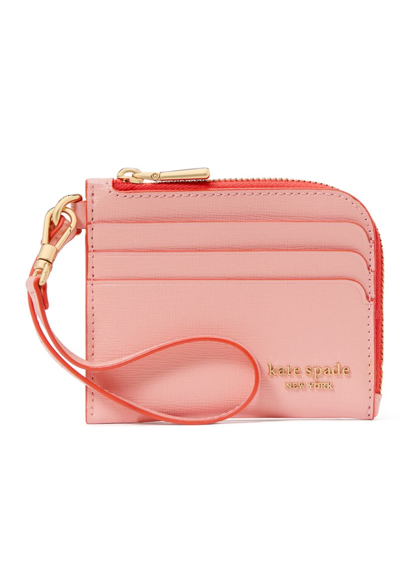 Devin Pop Trim Card Case Wristlet