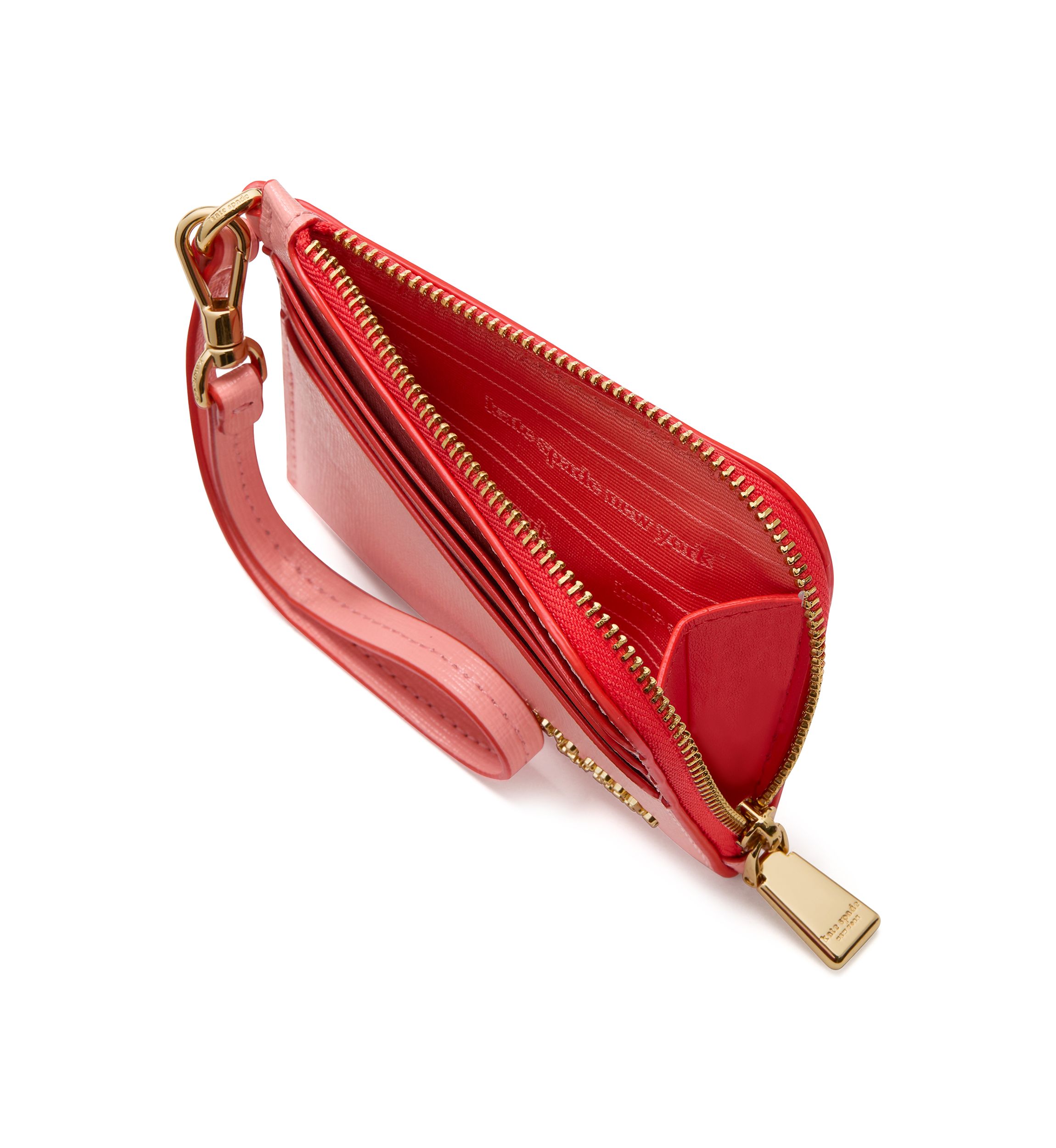 Devin Pop Trim Card Case Wristlet