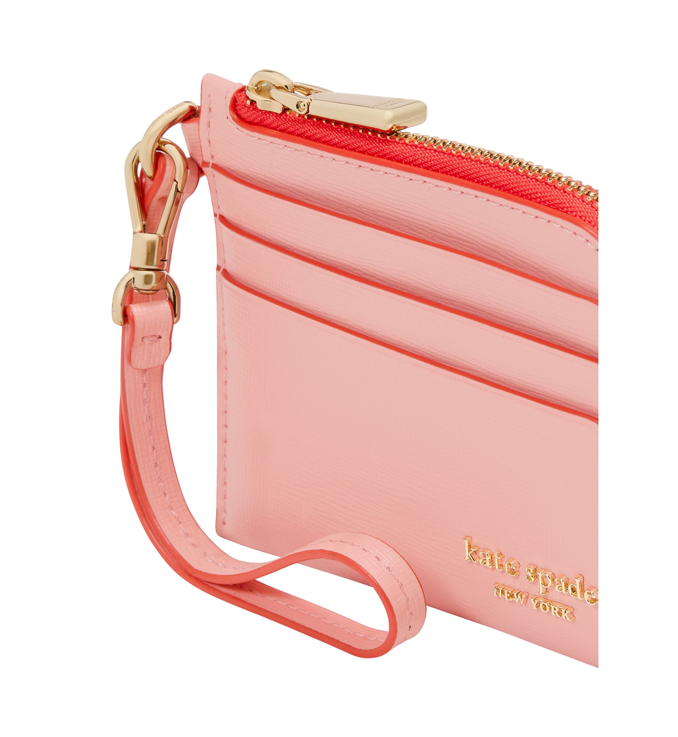 Devin Pop Trim Card Case Wristlet