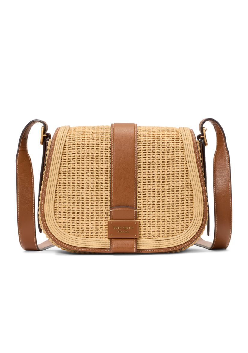 Nouveau Straw Saddle Bag 