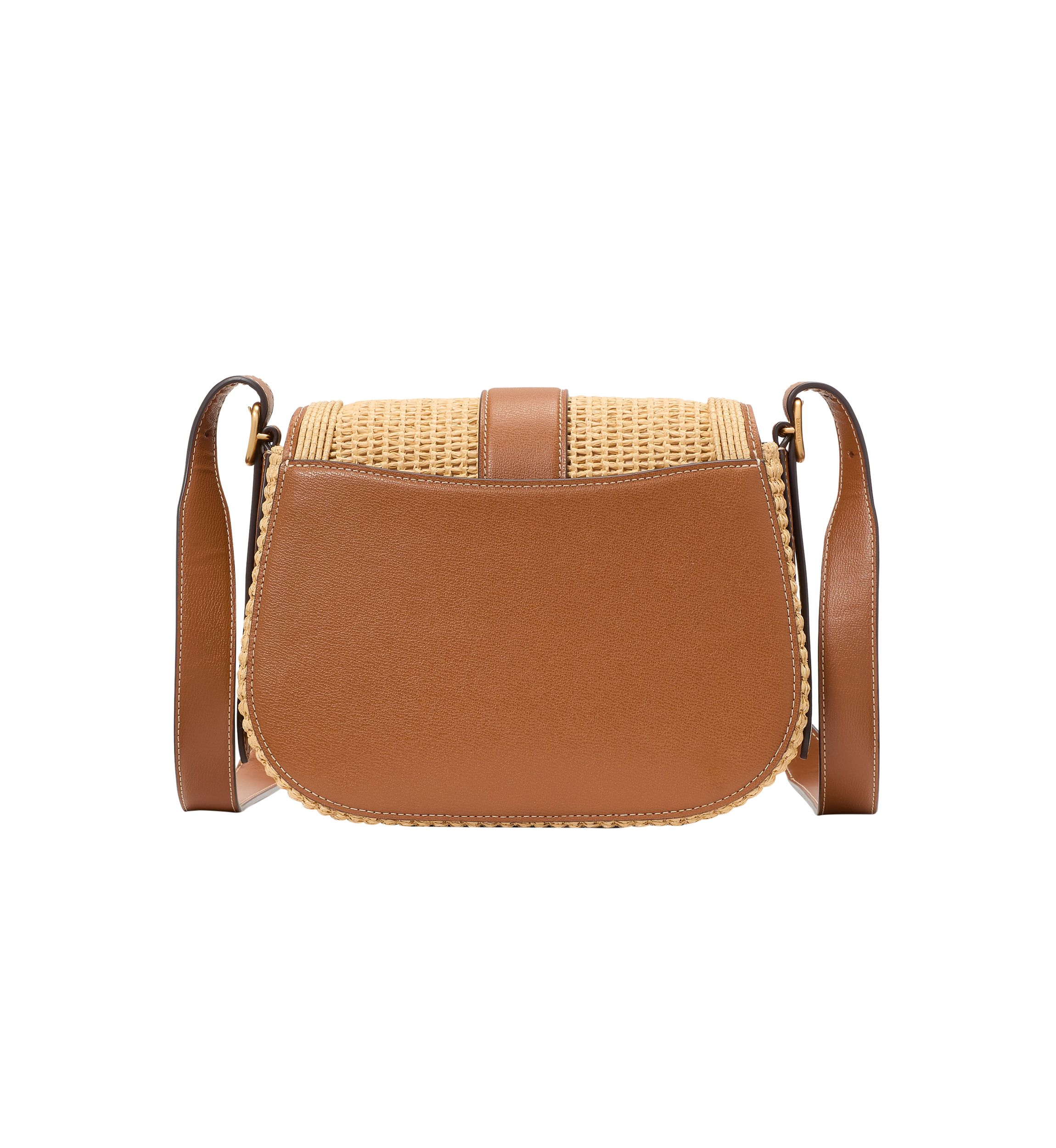 Nouveau Straw Saddle Bag 