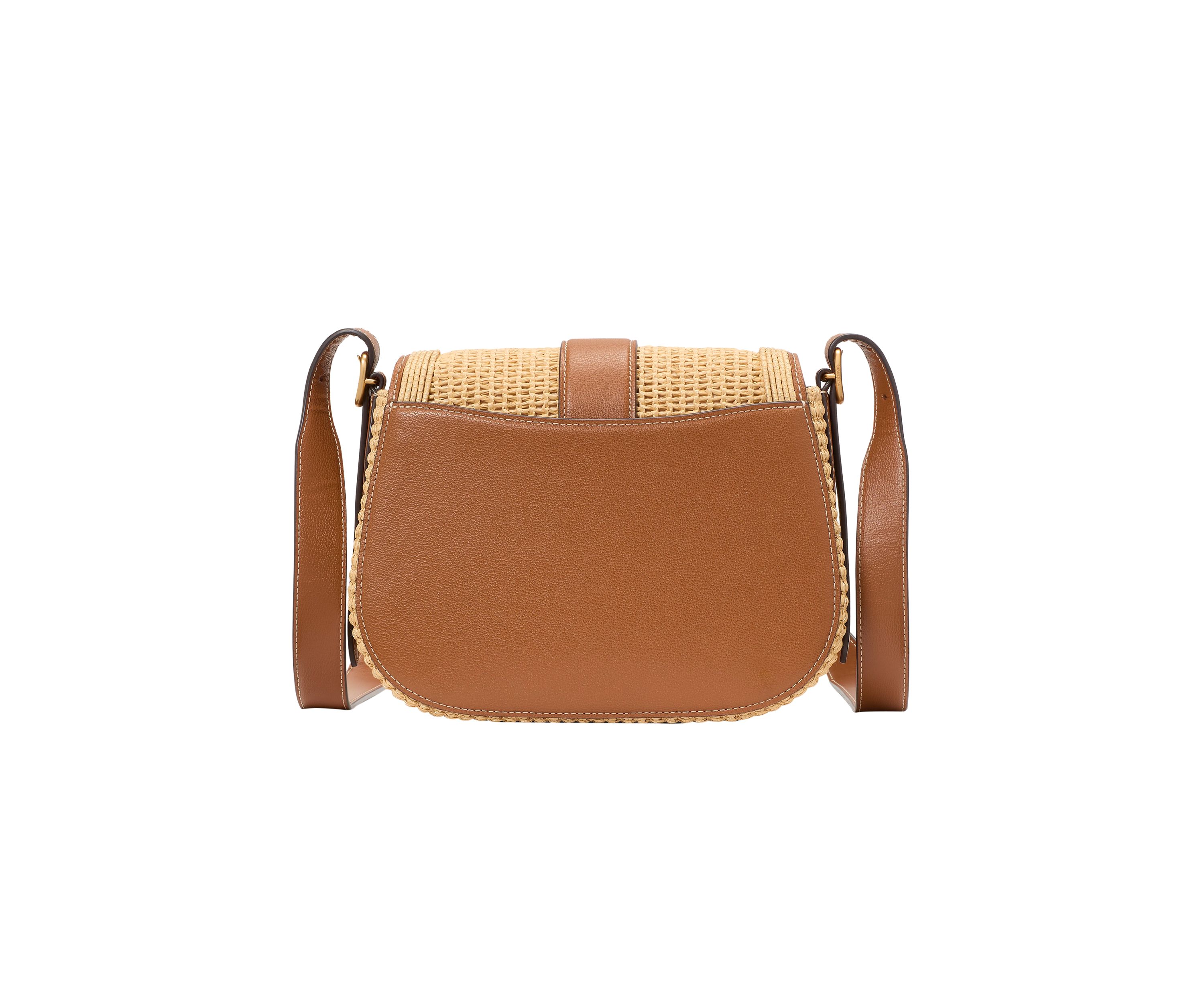 Nouveau Straw Saddle Bag 