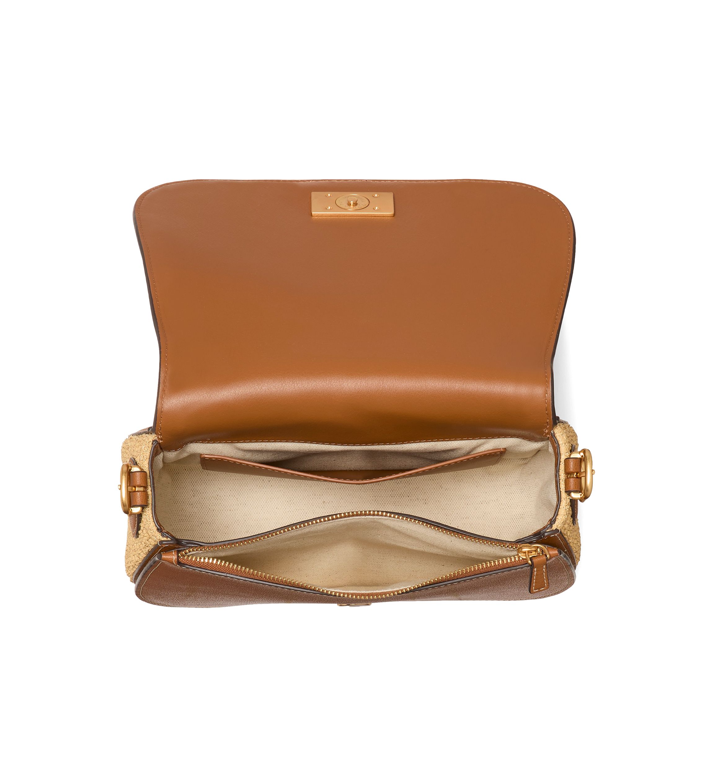 Nouveau Straw Saddle Bag 