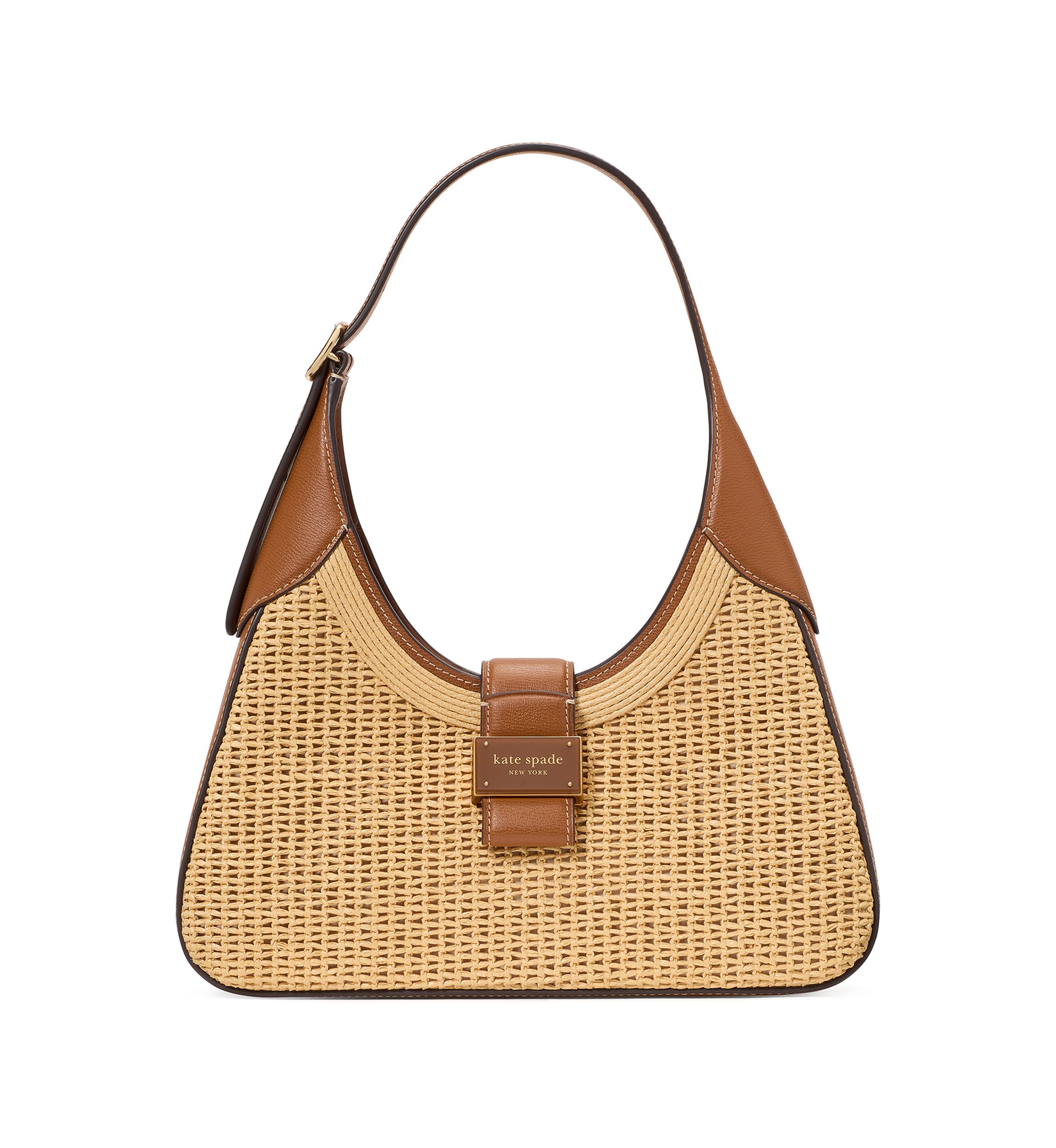 Nouveau Straw Saddle Bag 