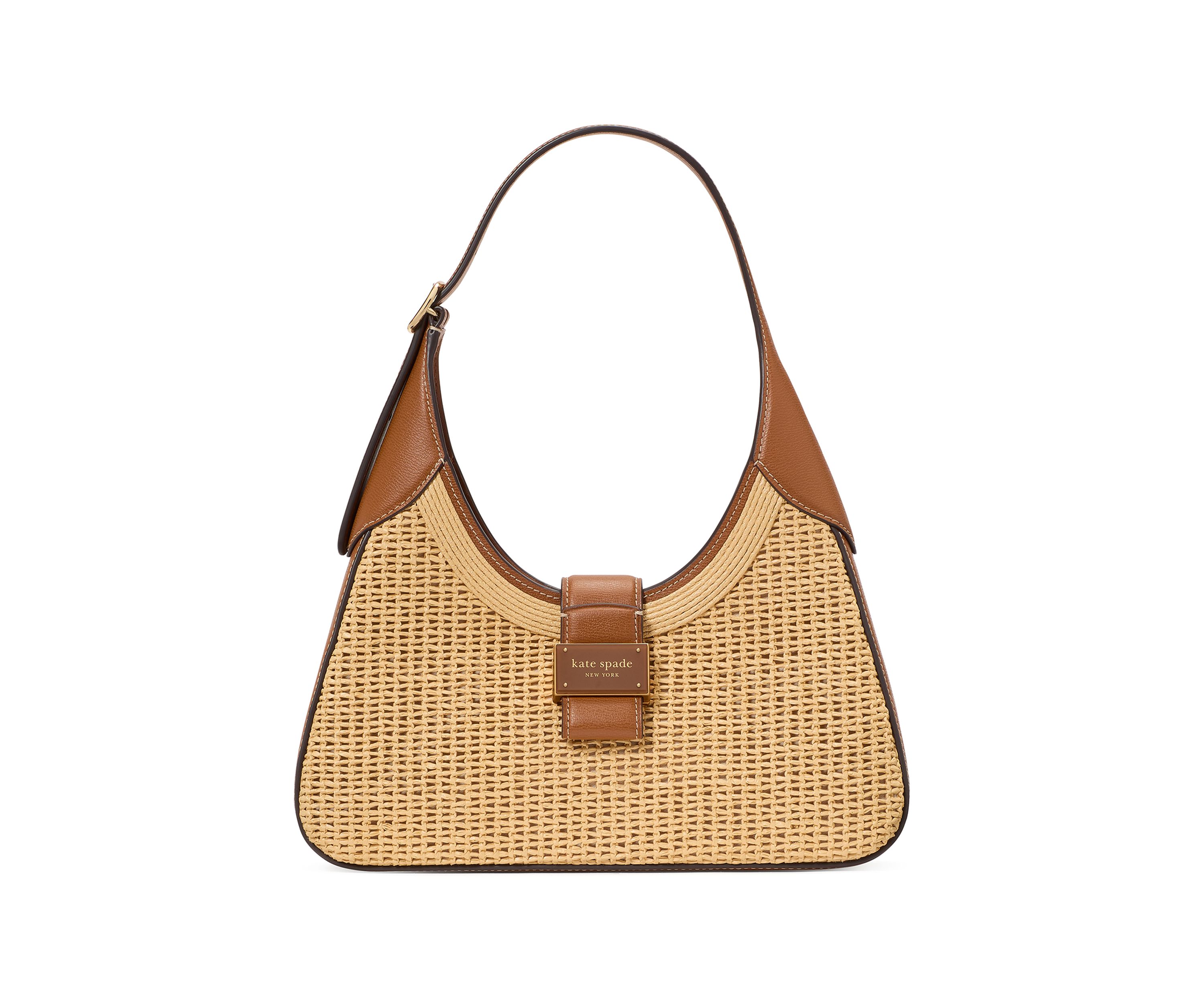 Nouveau Straw Saddle Bag 