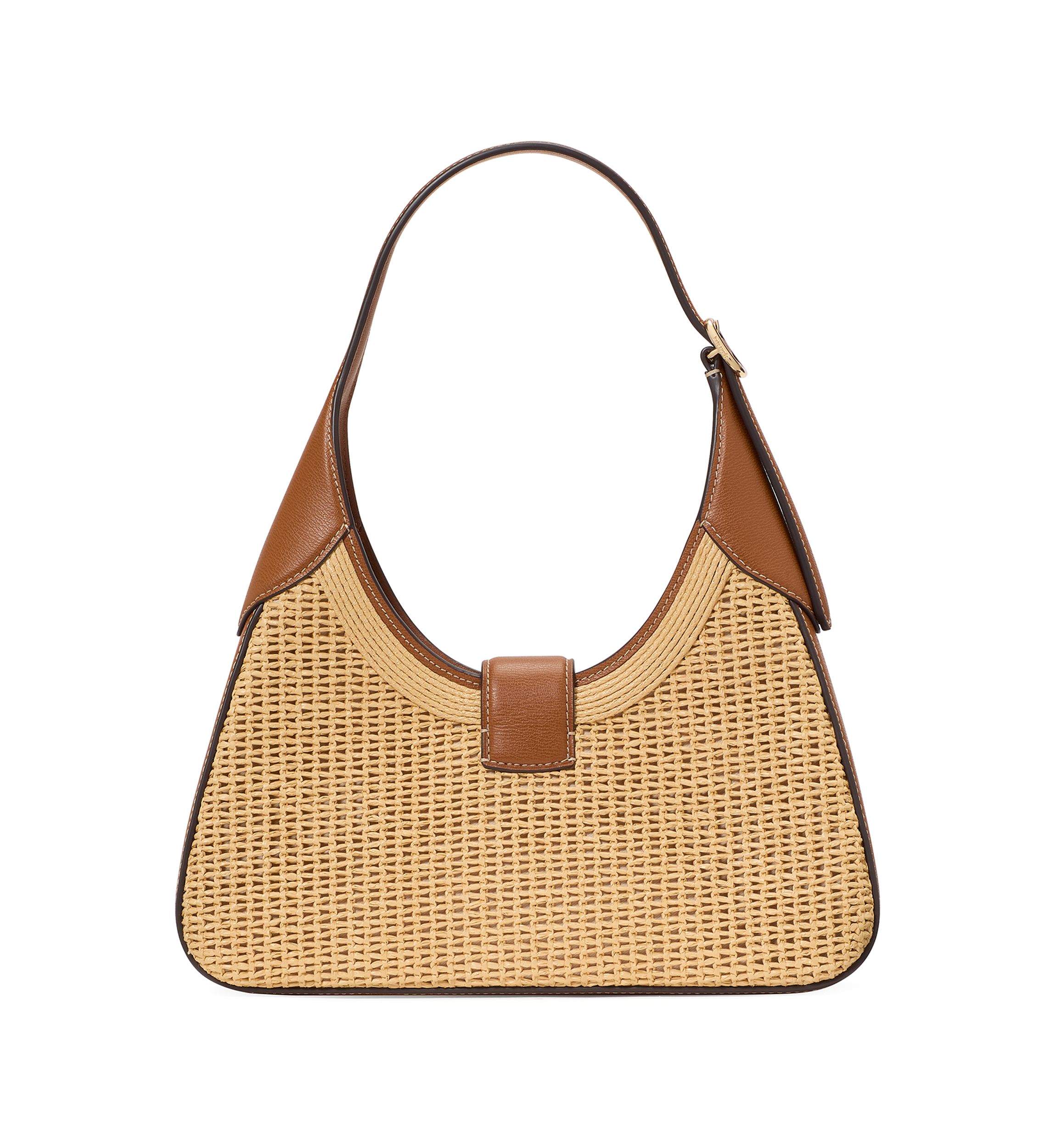 Nouveau Straw Saddle Bag 