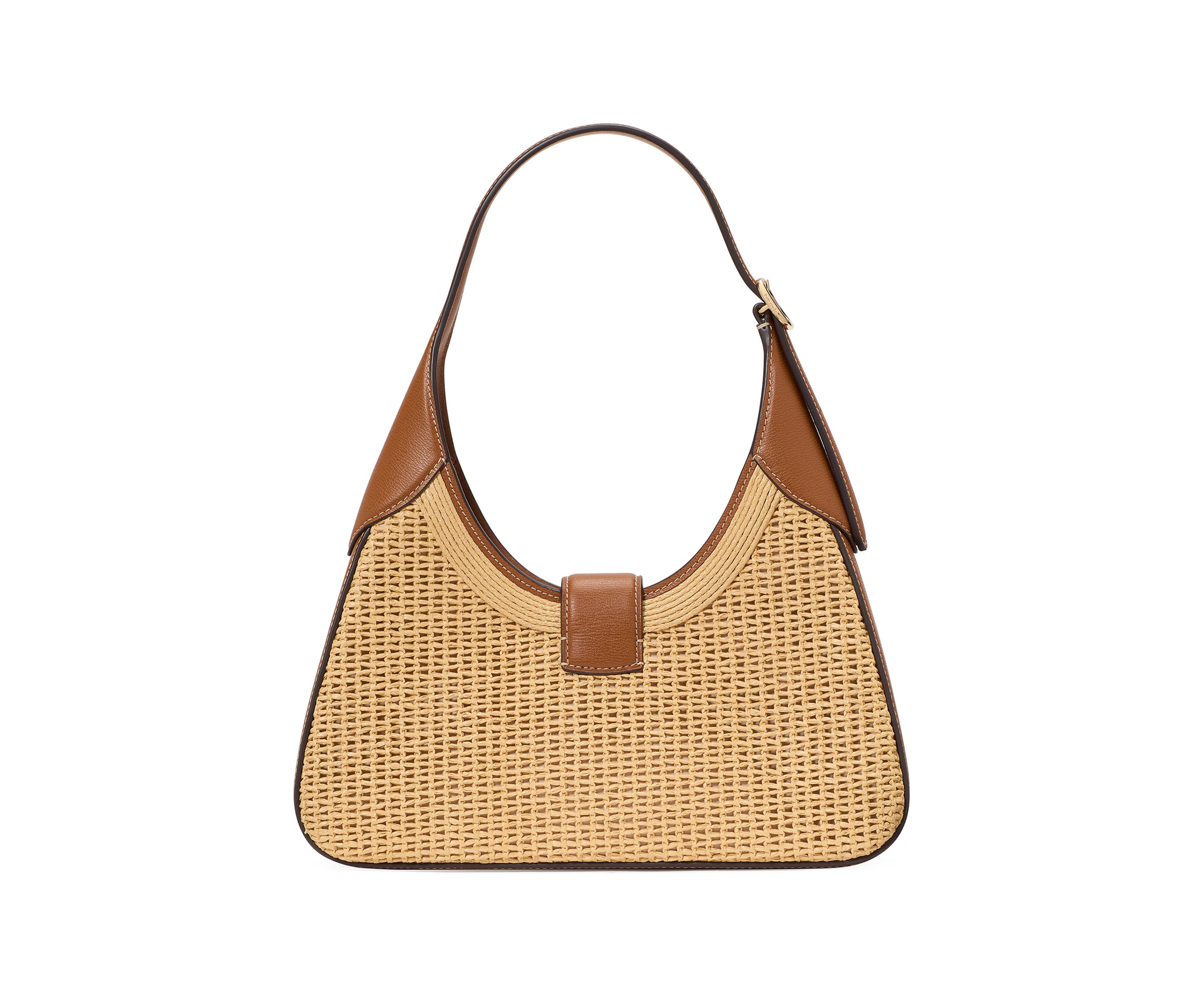 Nouveau Straw Saddle Bag 