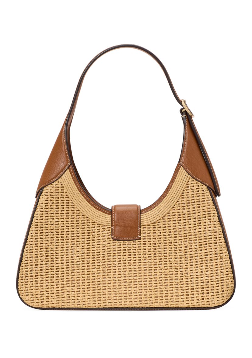 Nouveau Straw Saddle Bag 