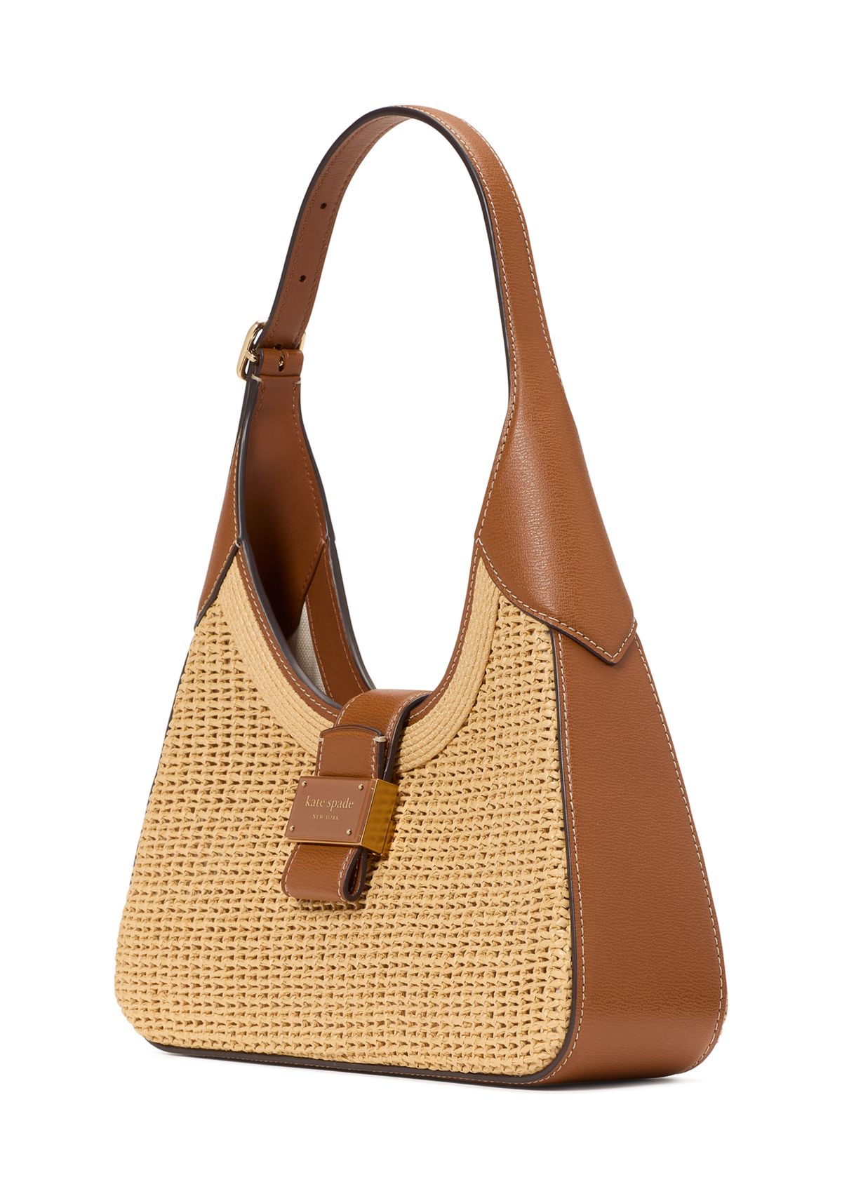 Nouveau Straw Saddle Bag 