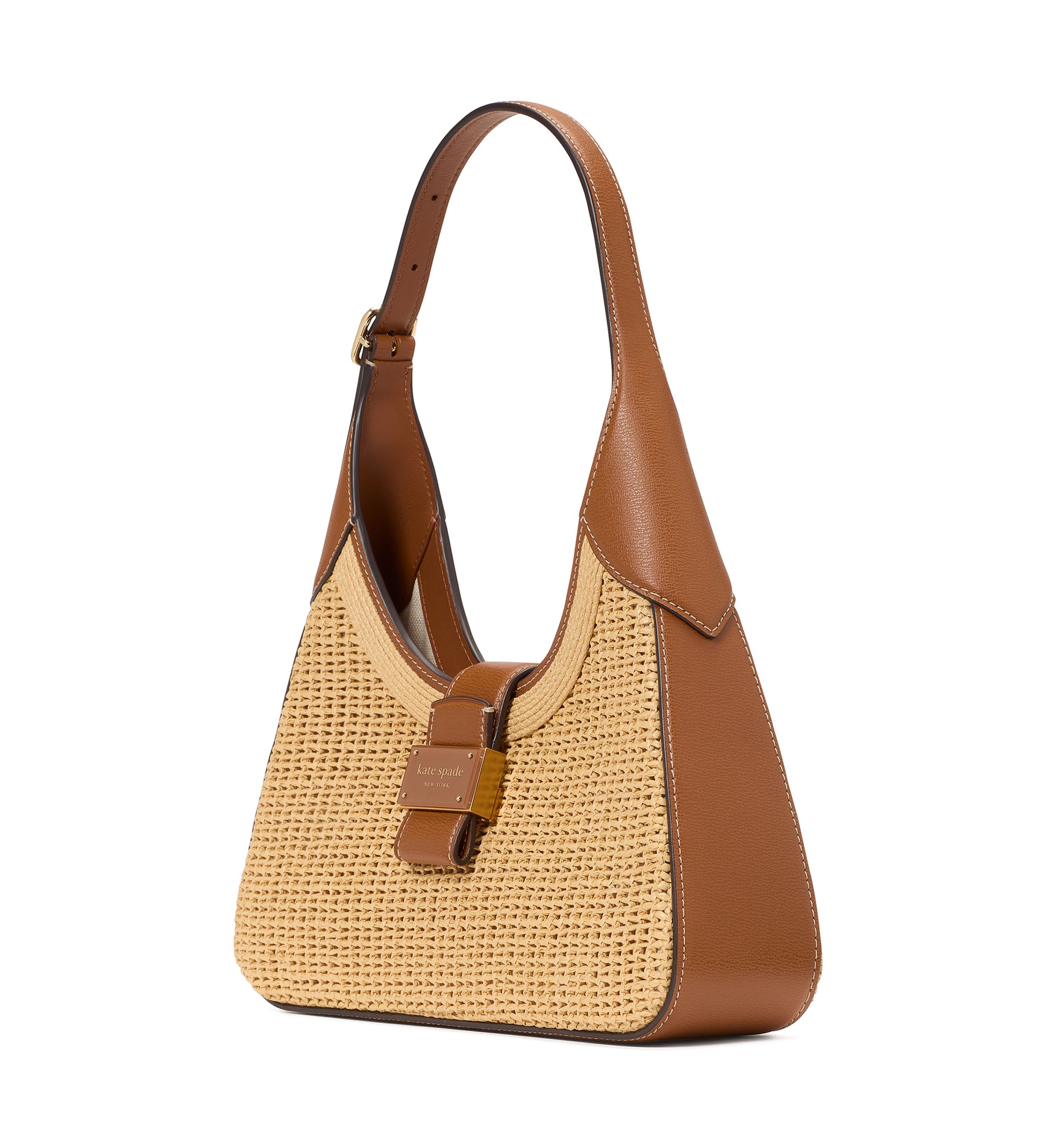 Nouveau Straw Saddle Bag 