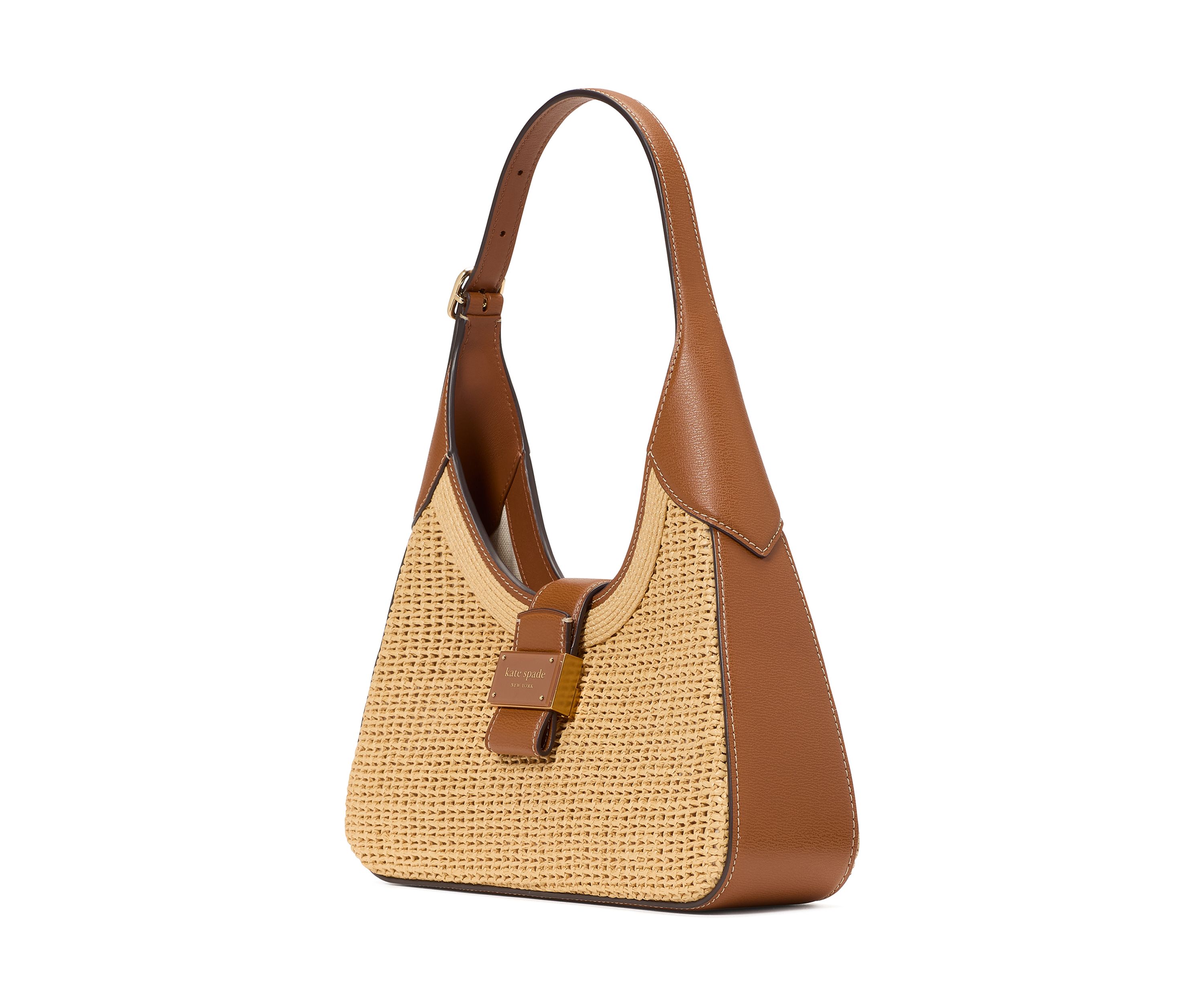 Nouveau Straw Saddle Bag 