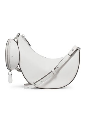 kate spade new york Pebble Leather Crossbody, White