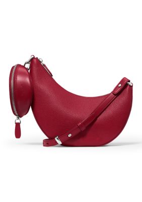 kate spade new york Pebble Leather Crossbody, Red