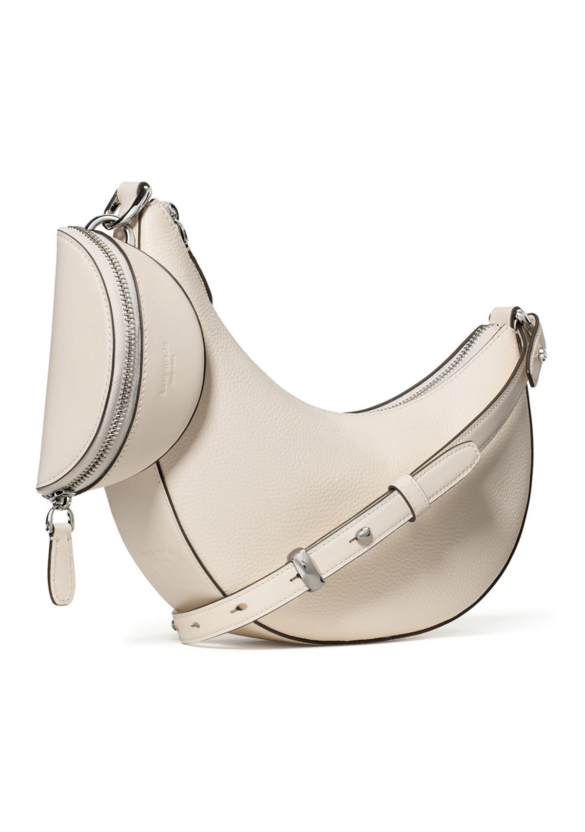 Duo Pebbled Leather Crossbody Bag