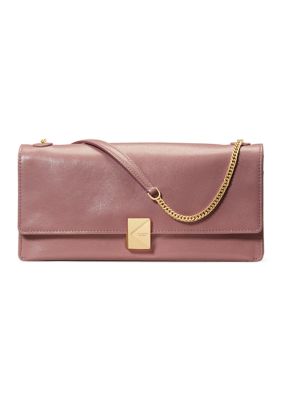 kate spade new york Deco Glazed Leather Soft Shoulder Bag