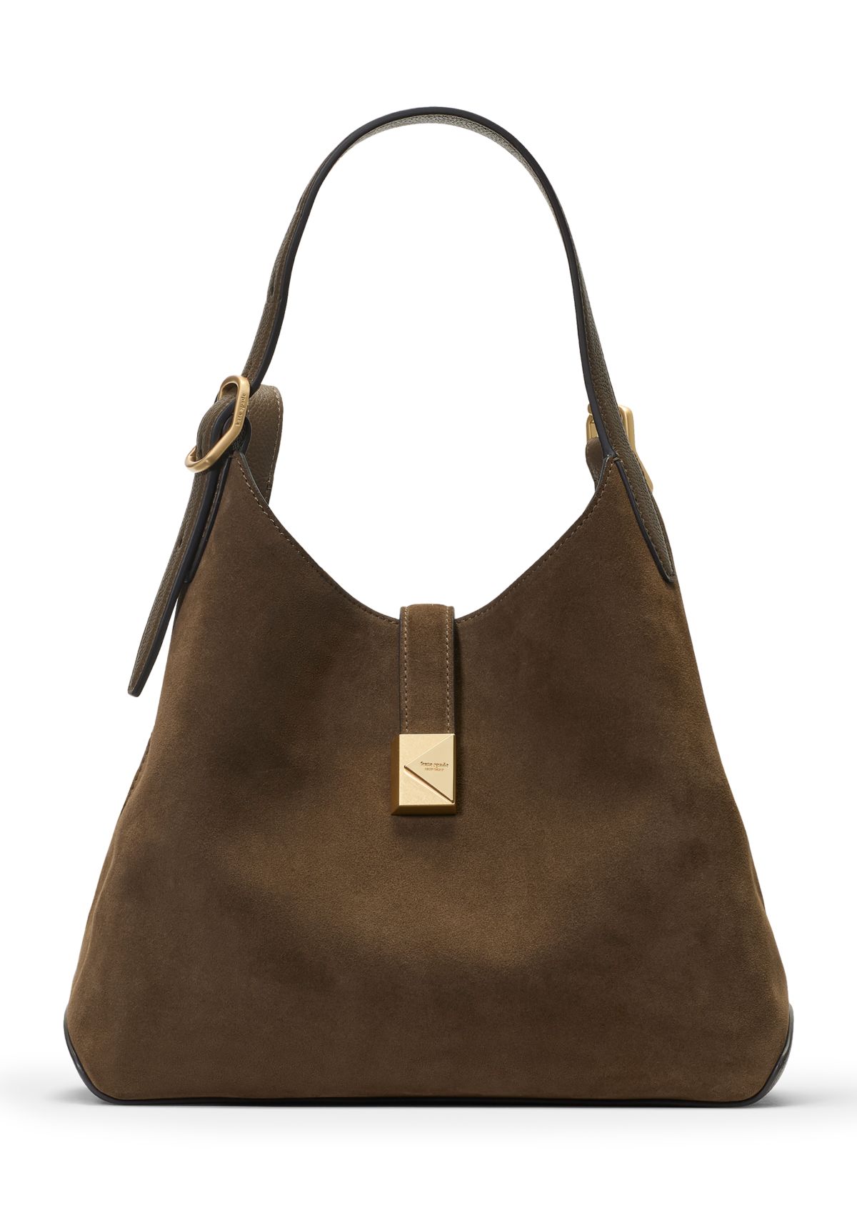 Deco Suede Crossbody Tote Bag 