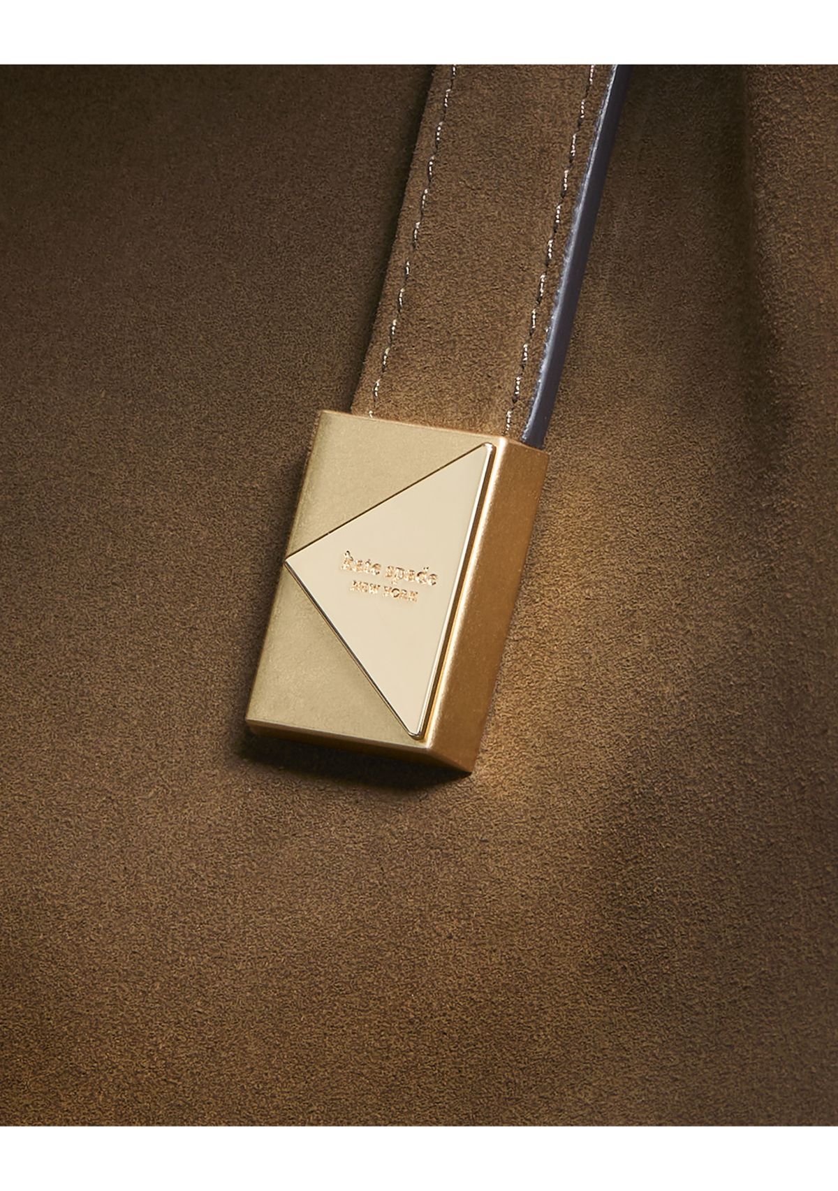 Deco Suede Crossbody Tote Bag 