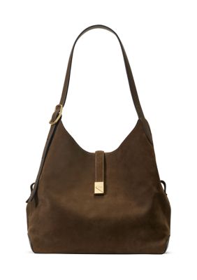 kate spade new york Deco Suede Large Shoulder Bag