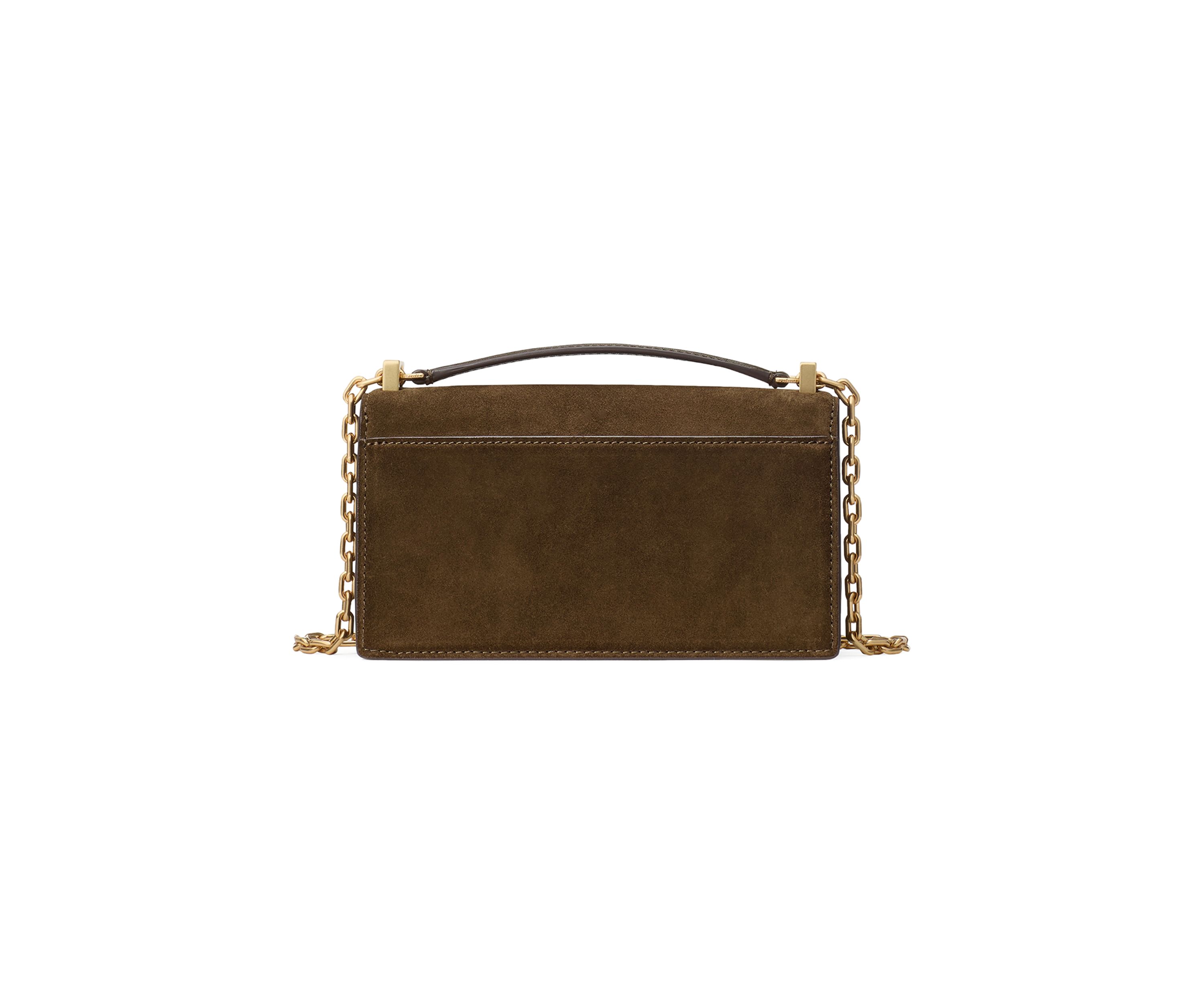 Deco Suede Mini Crossbody Bag