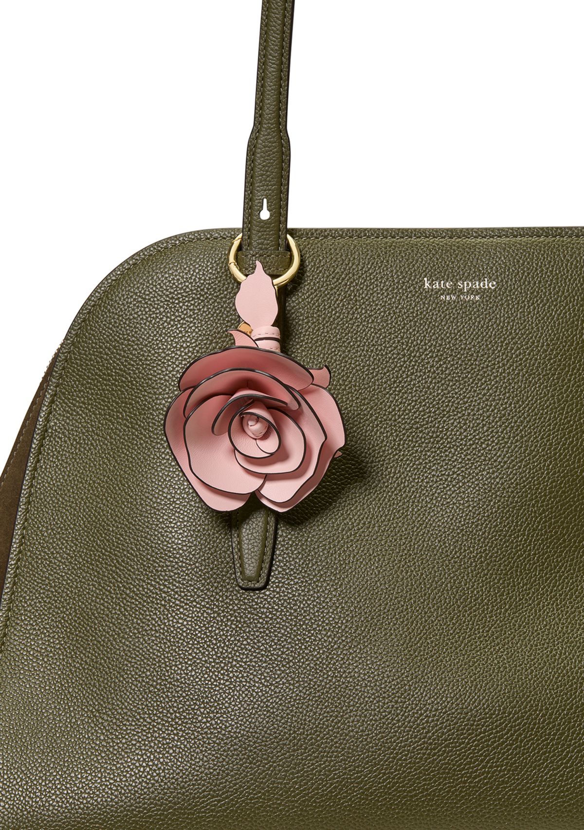 Single Rose Bag Charm 