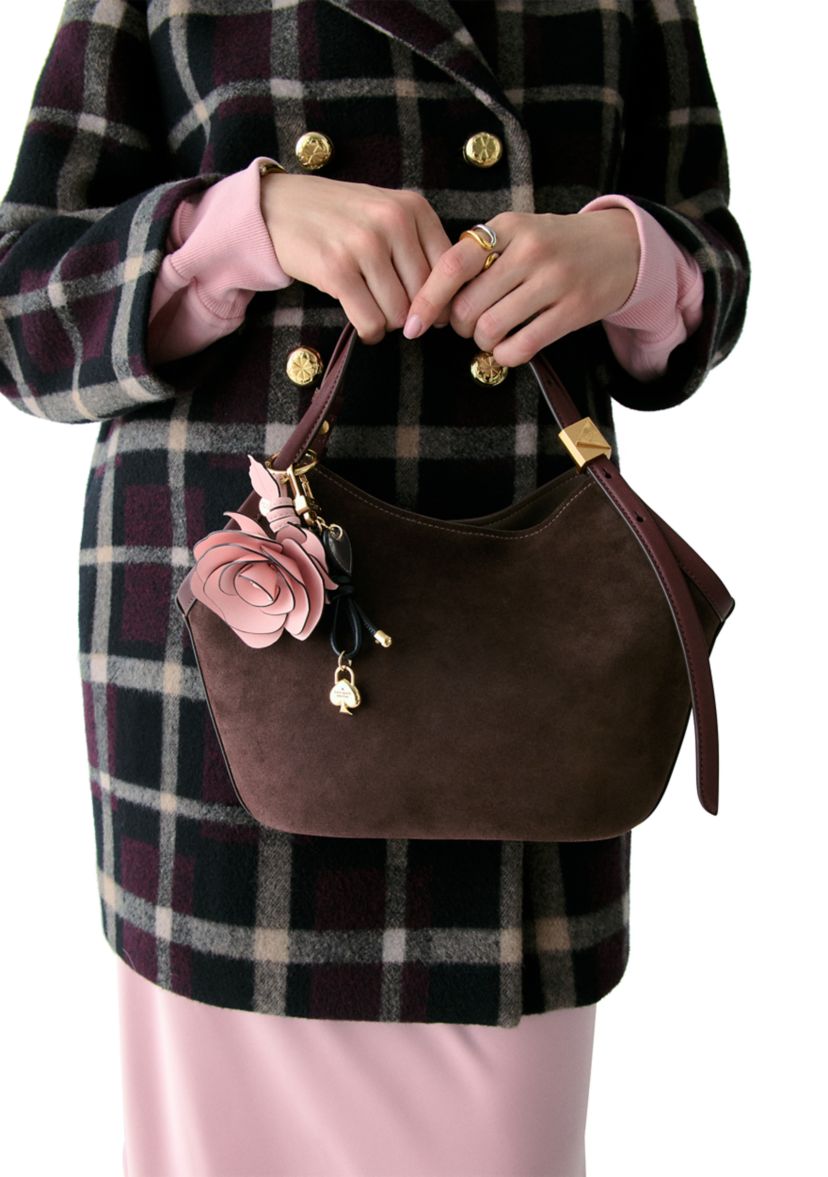 Single Rose Bag Charm 