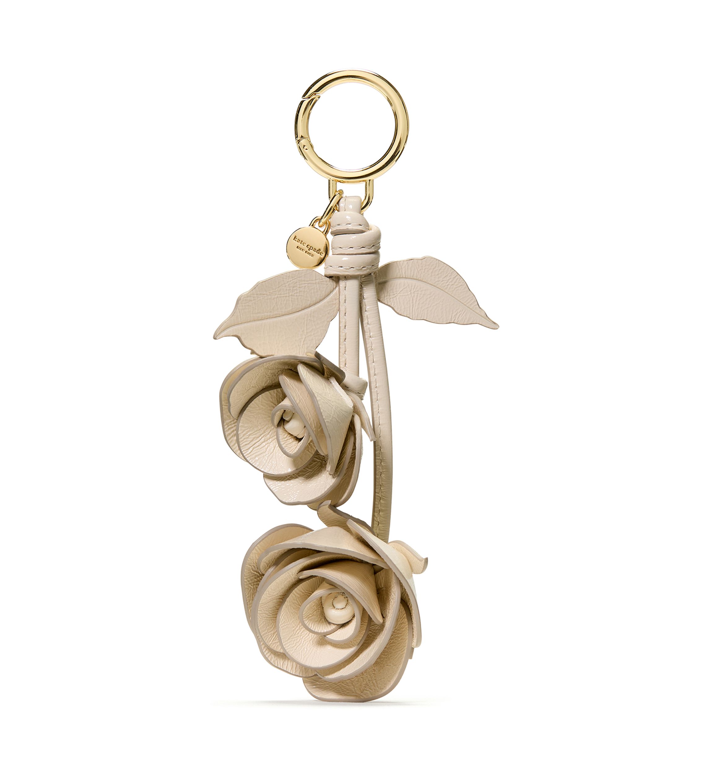 Stacked Rose Bag Charm 
