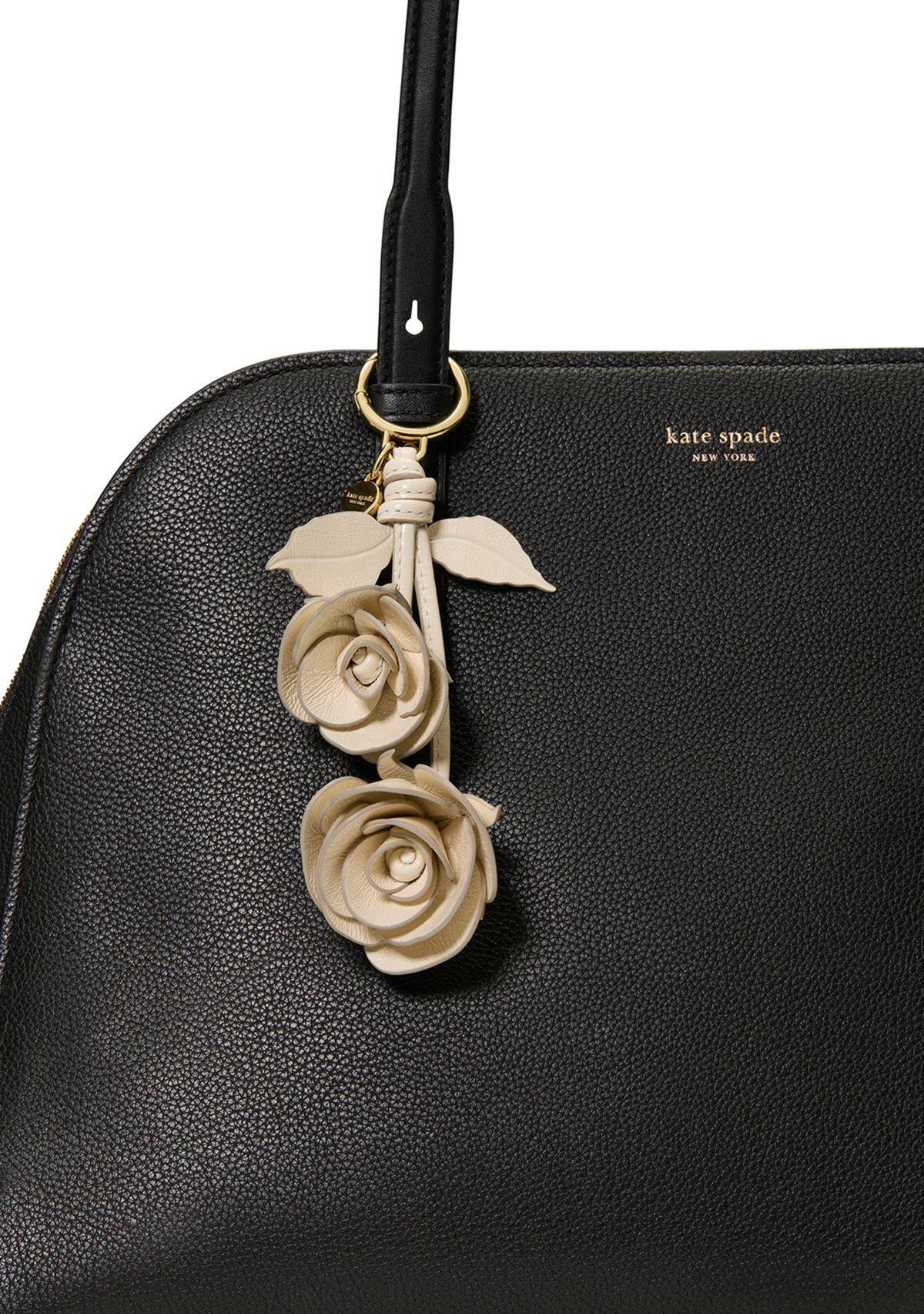 Stacked Rose Bag Charm 