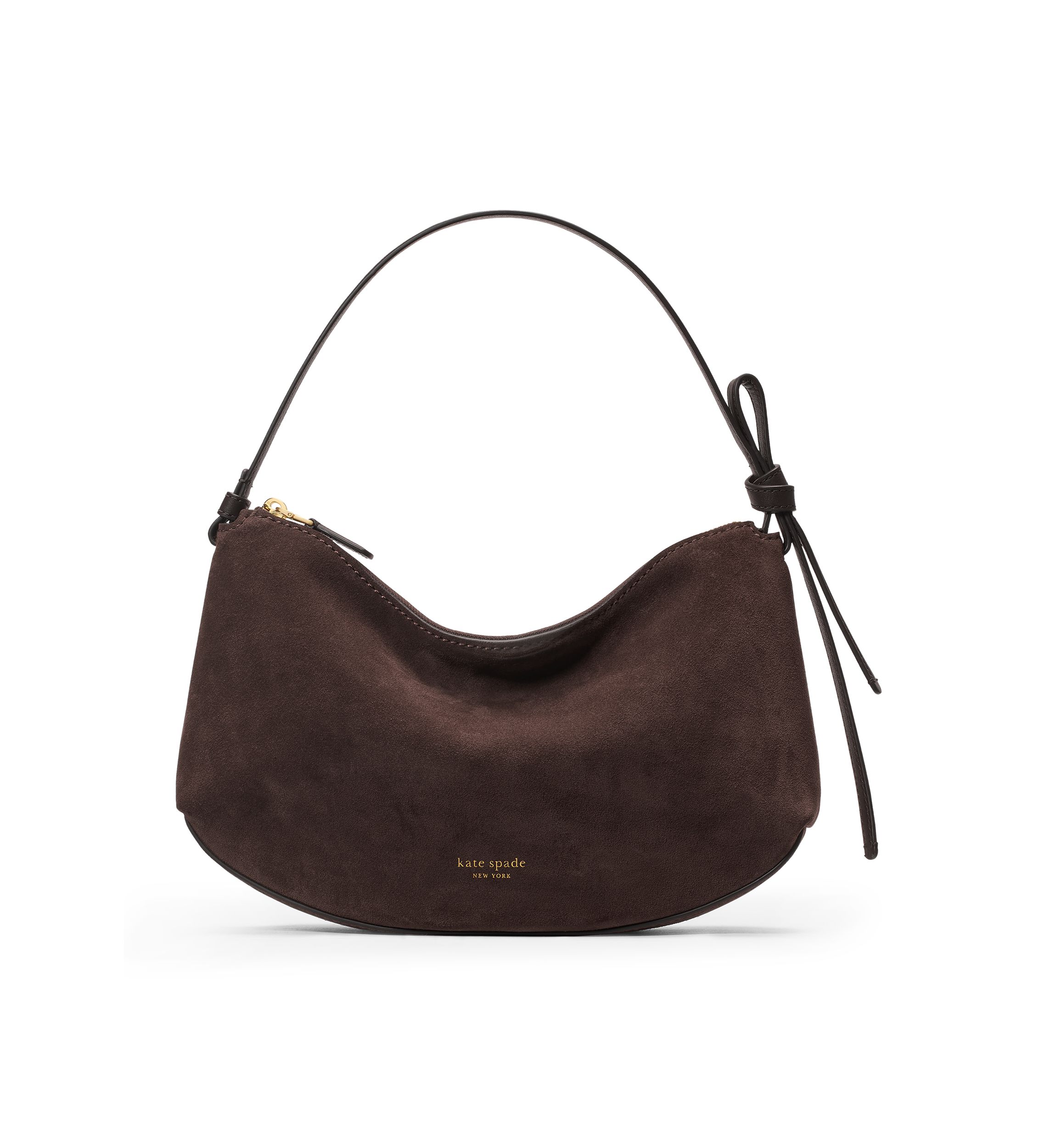 Loop Suede Shoulder Bag