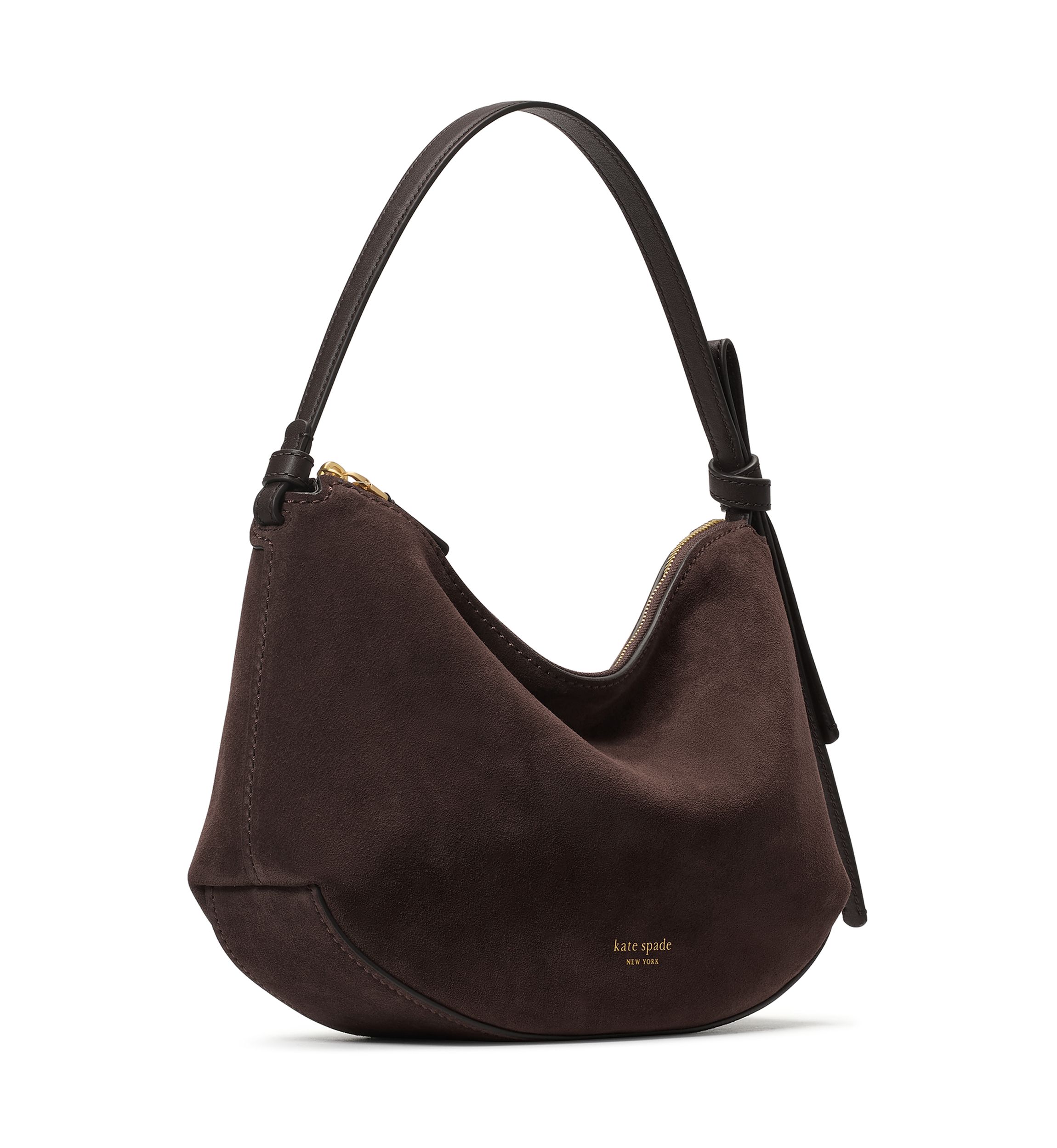 Loop Suede Shoulder Bag