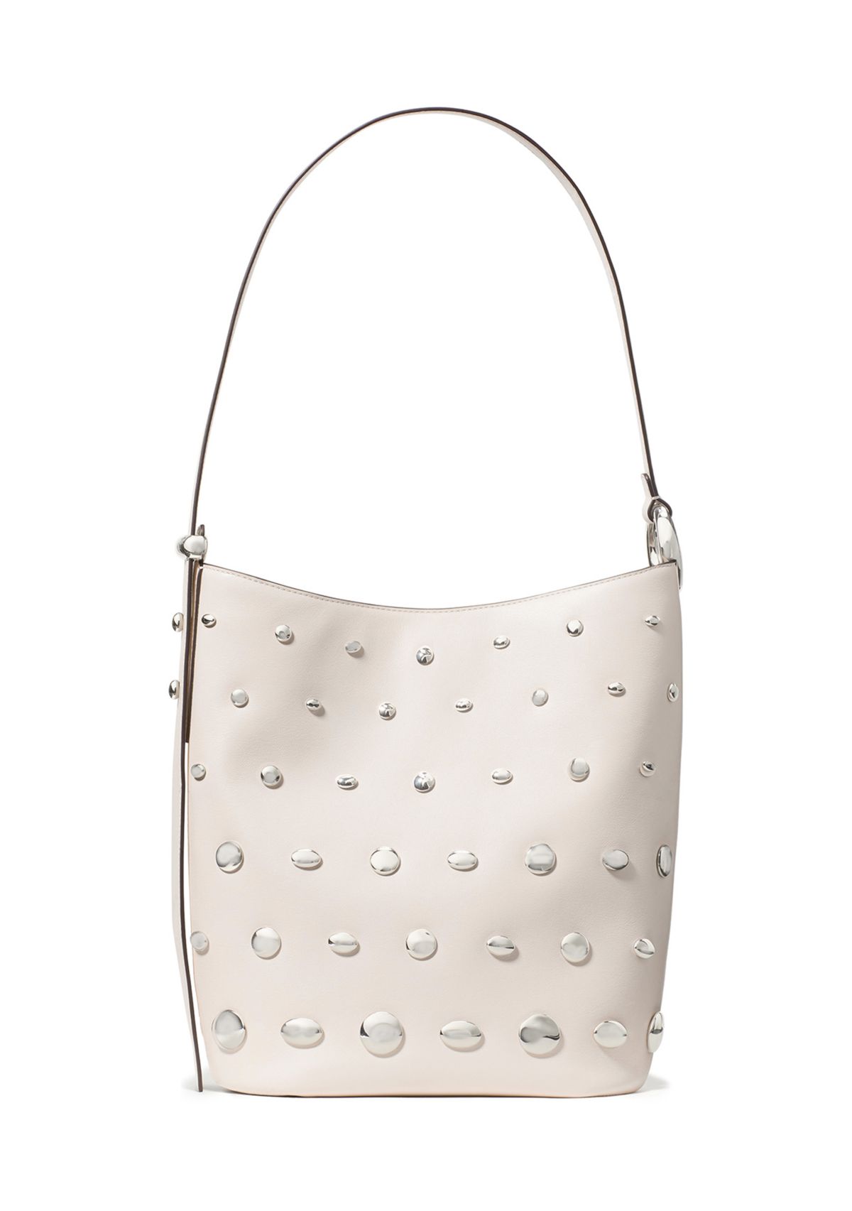 Halo Medium Studded Leather Bucket Bag 