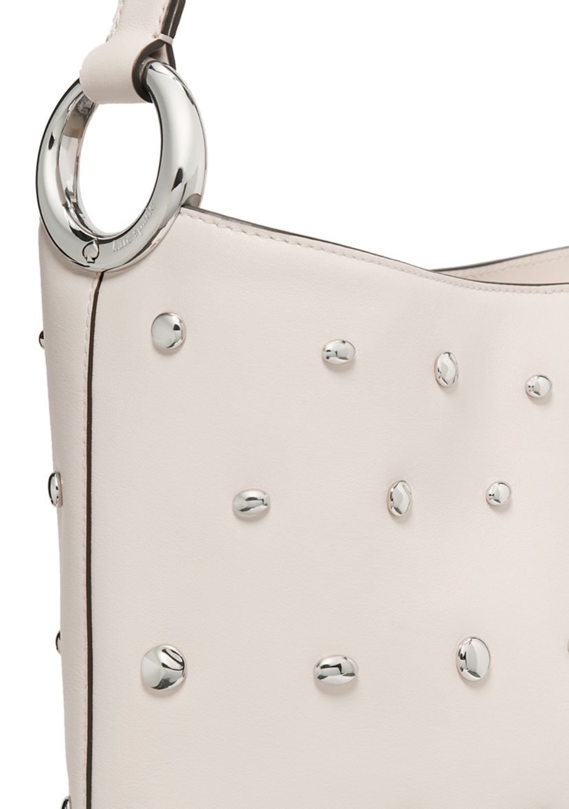 Halo Medium Studded Leather Bucket Bag 