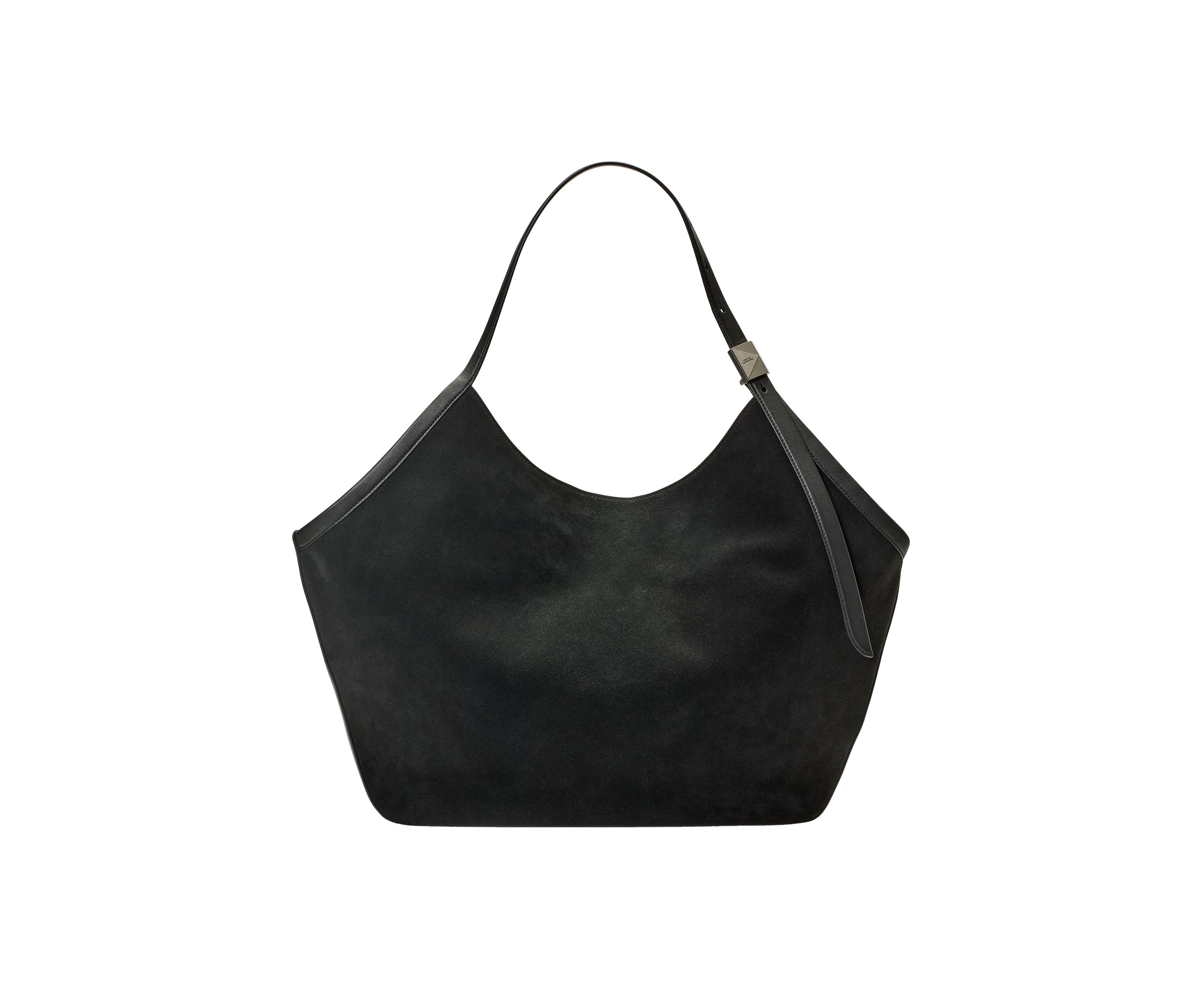 Deco Suede Large Tulip Tote Bag 