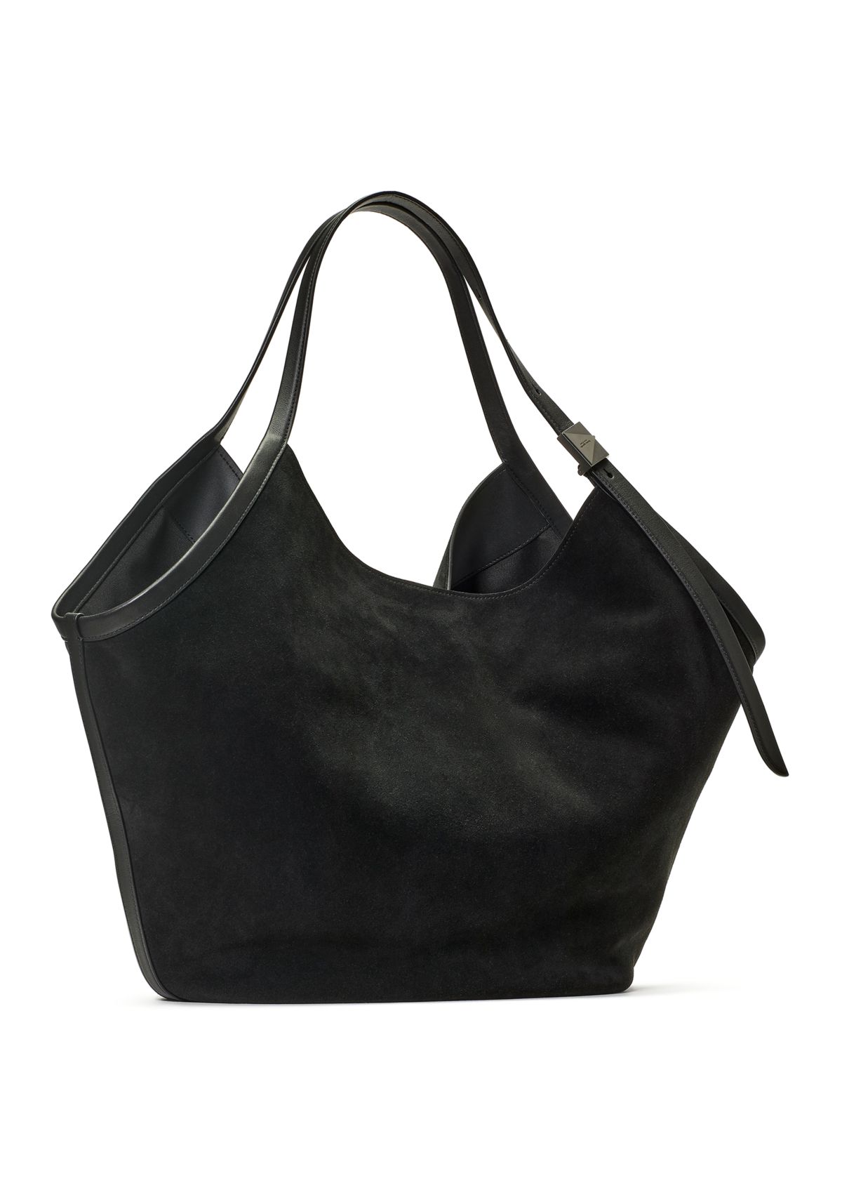 Deco Suede Large Tulip Tote Bag 