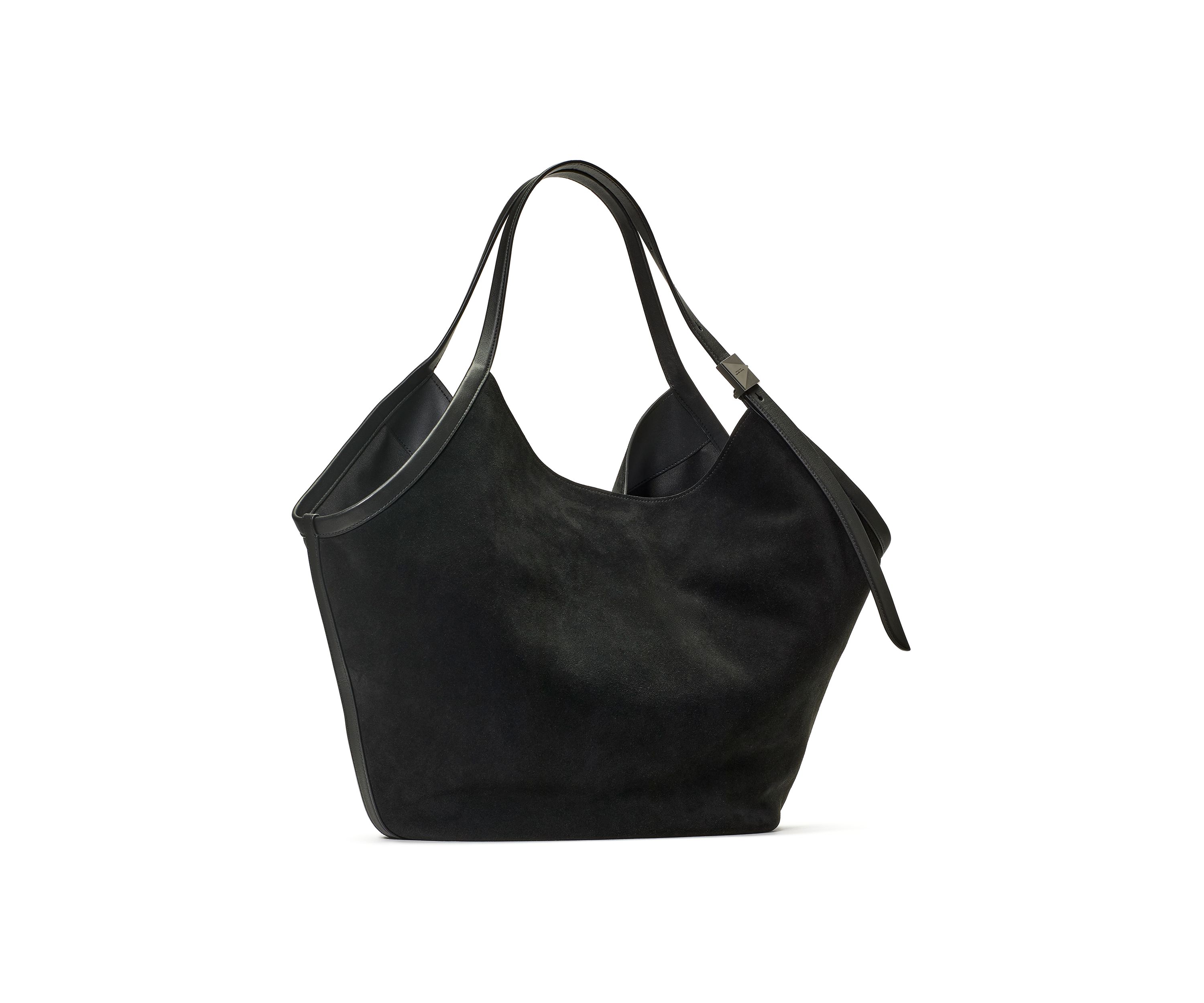 Deco Suede Large Tulip Tote Bag 