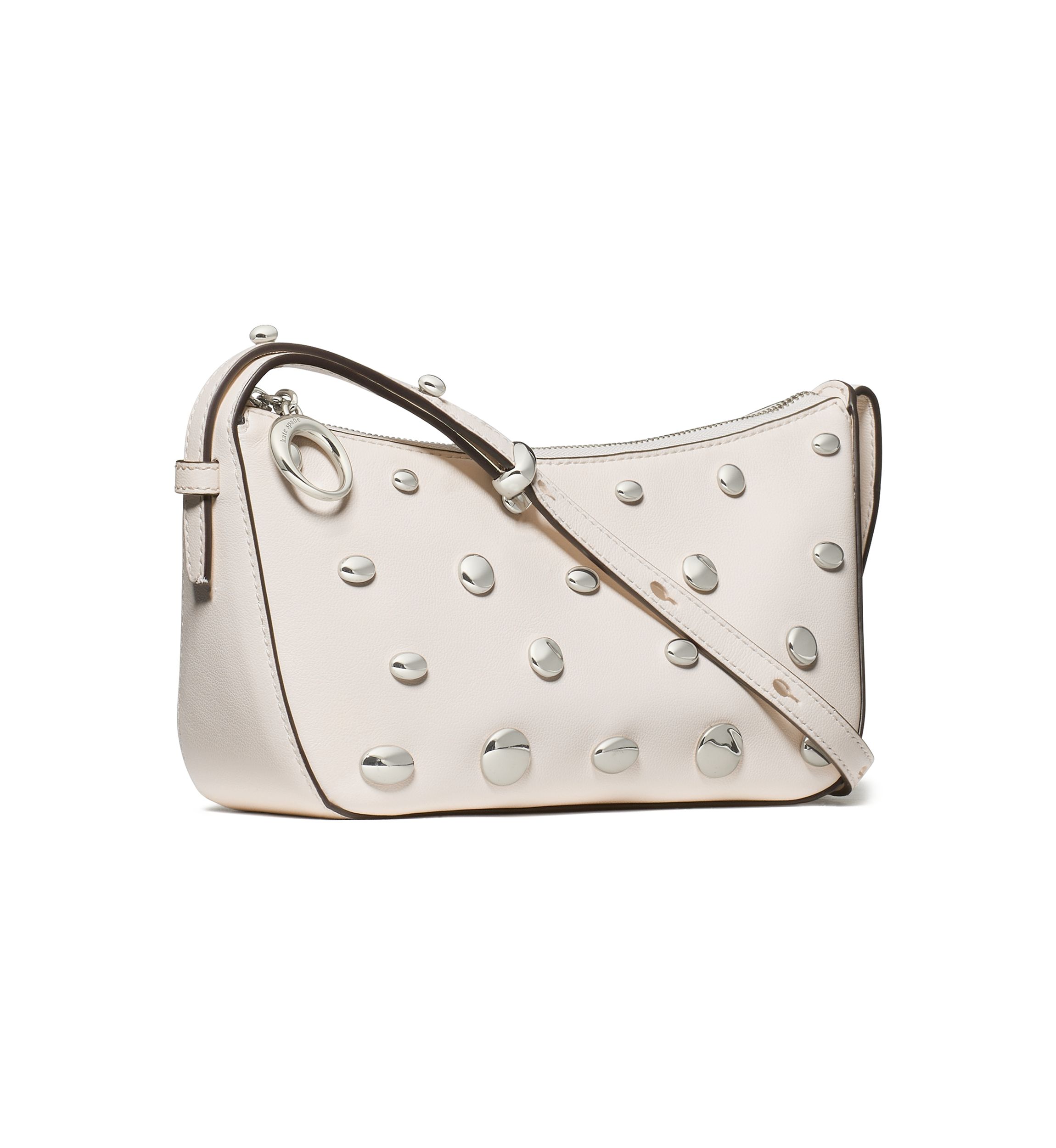 Halo Studded Leather Crossbody Bag