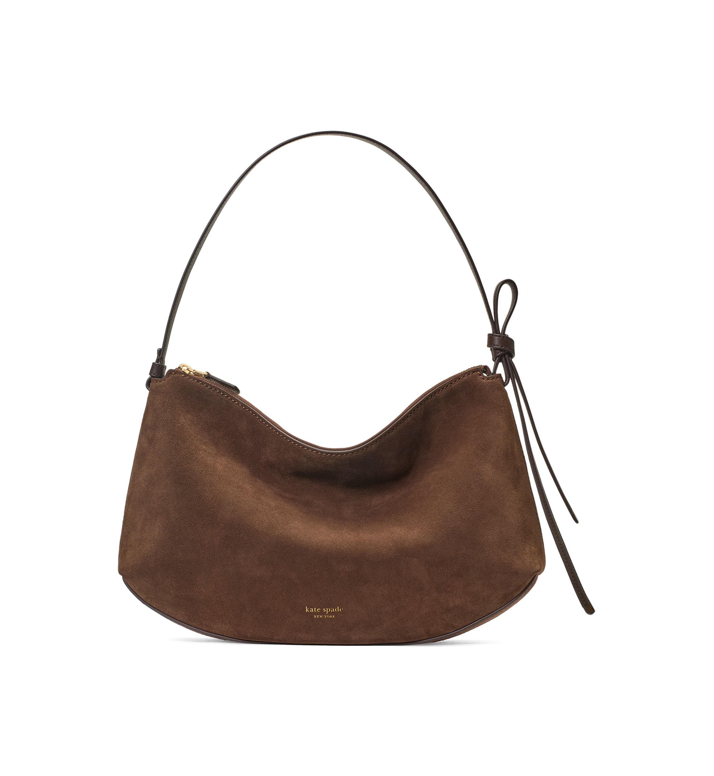 Loop Suede Large Shoulder Bag 