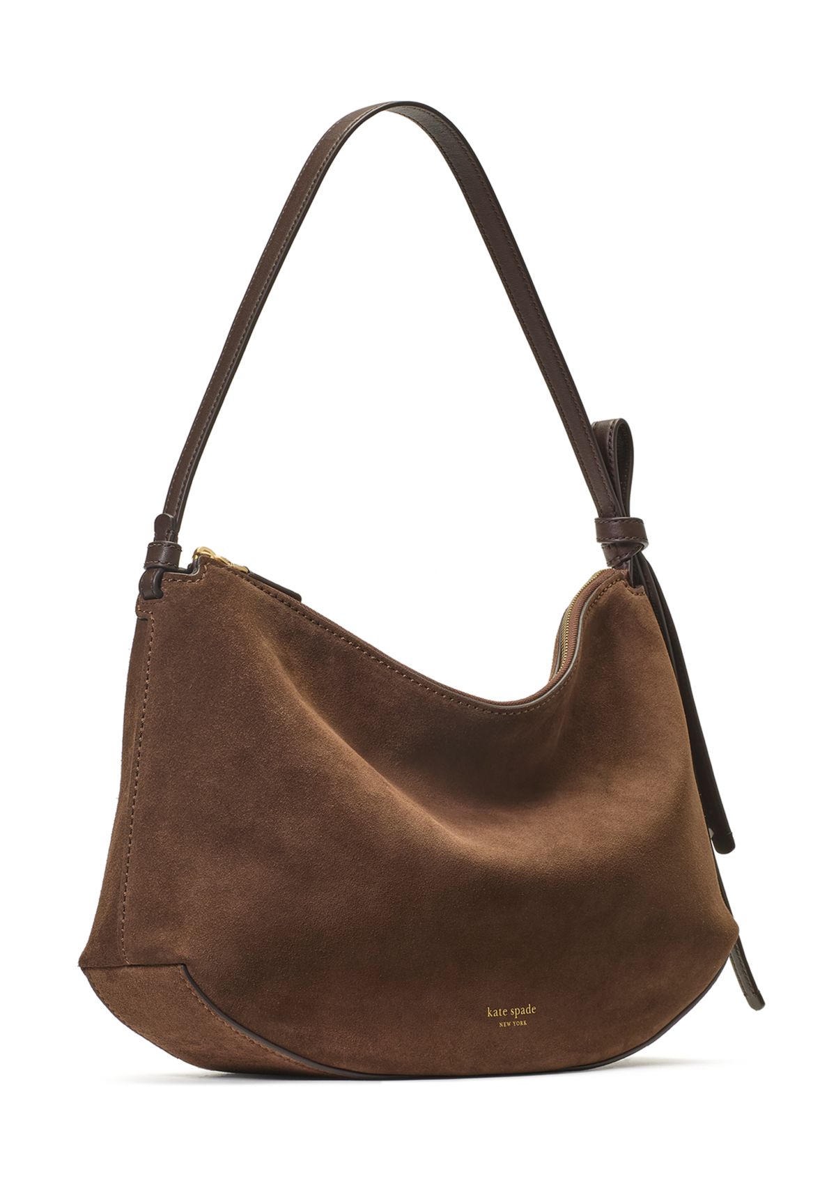 Loop Suede Large Shoulder Bag 