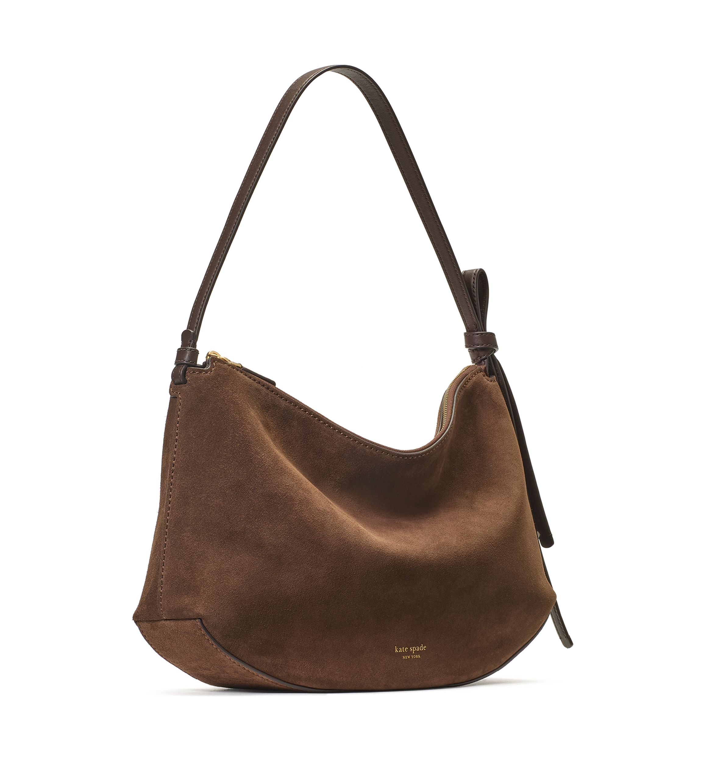 Loop Suede Large Shoulder Bag 