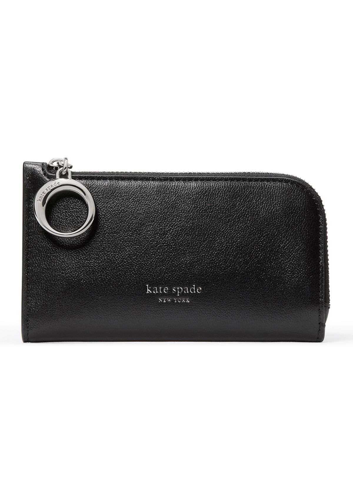 Halo Smooth Leather Small Bifold Zip Around Wallet