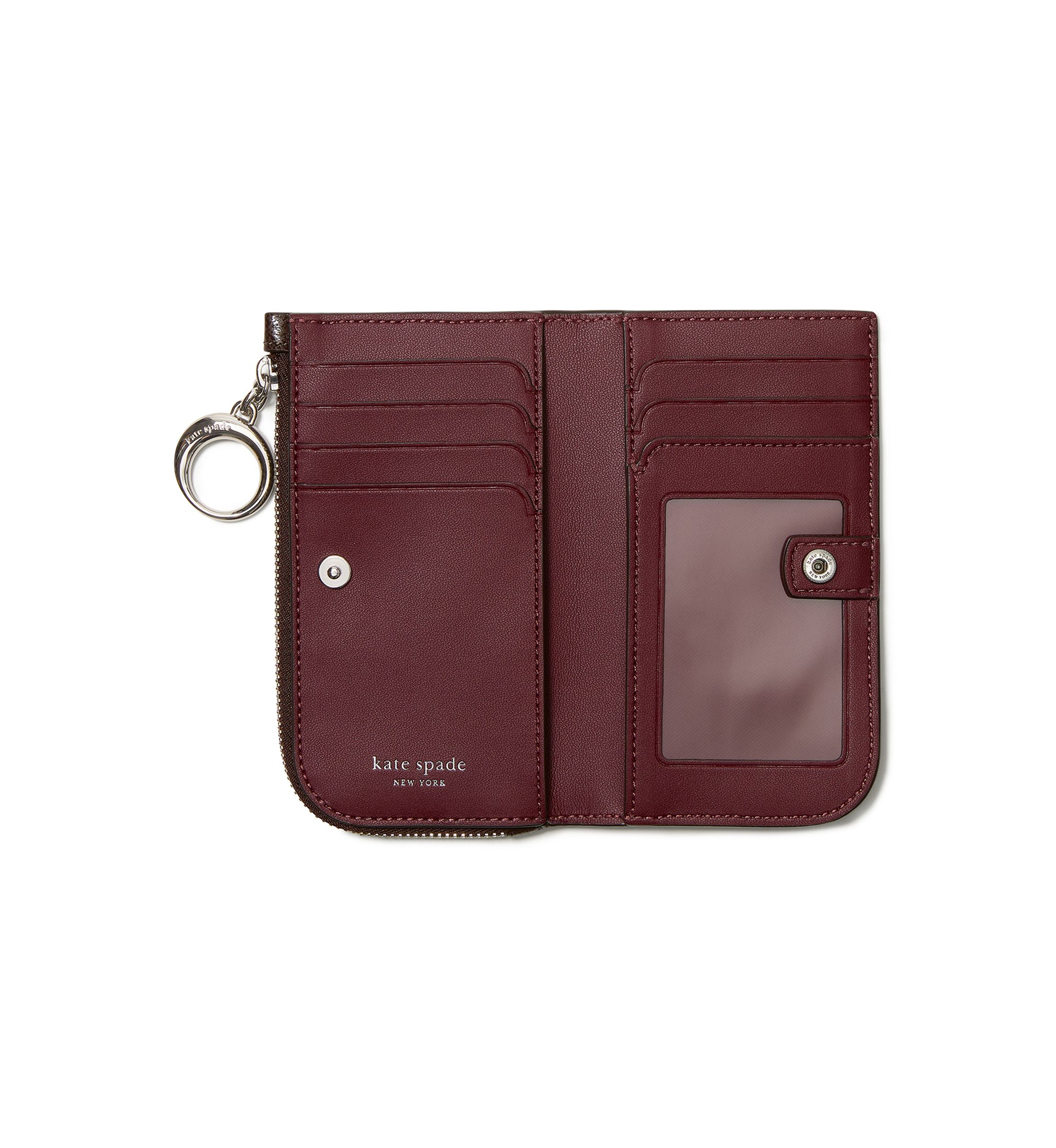 Halo Leather Small Zip Around Wallet