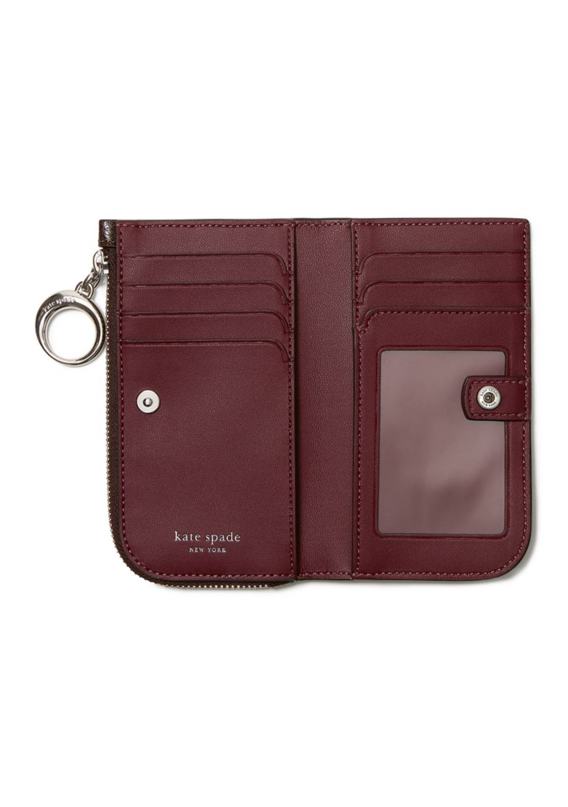 Halo Leather Small Zip Around Wallet